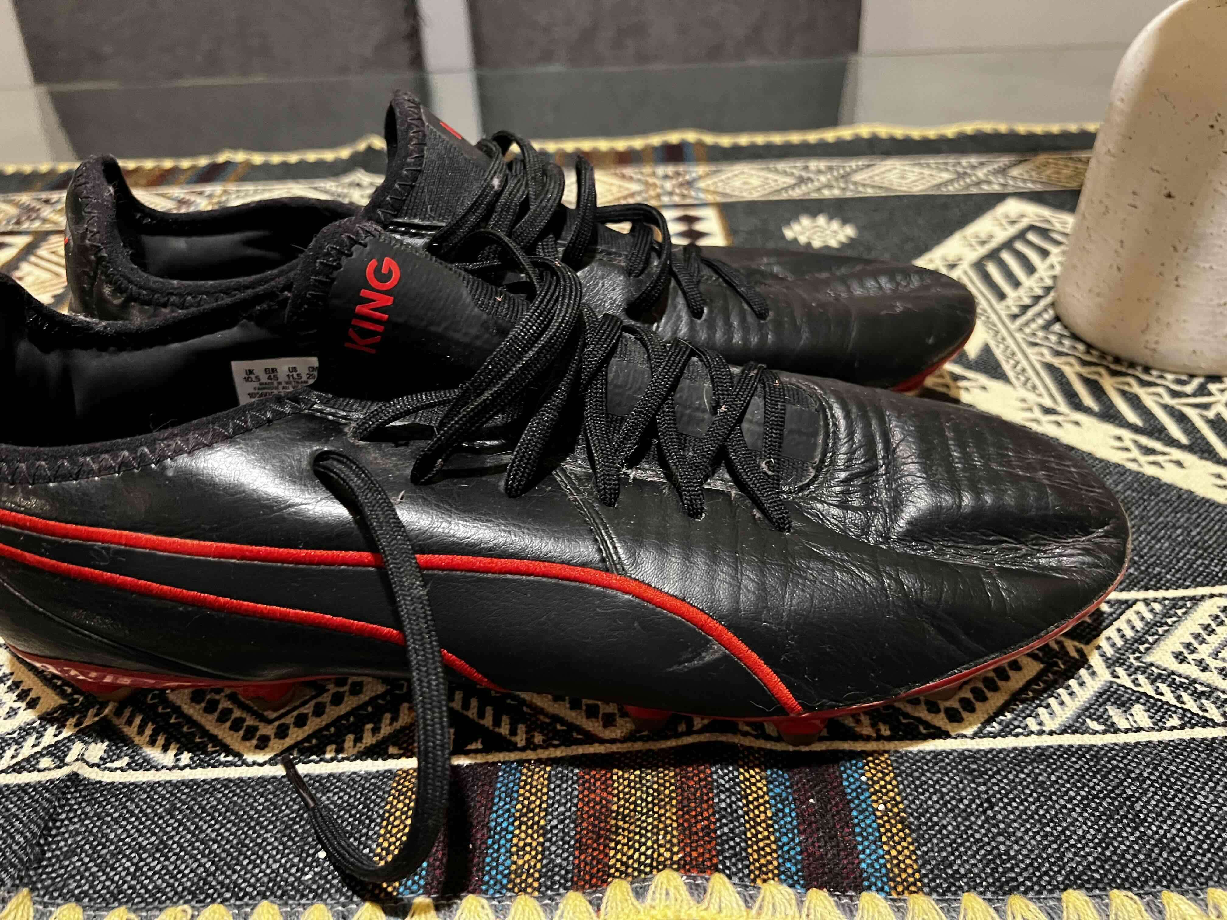 ZAPATOS de fútbol negros PUMA KING