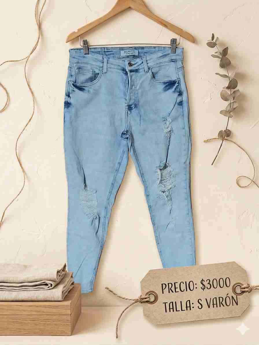 Jeans dama talla 46 azul - miniatura 2