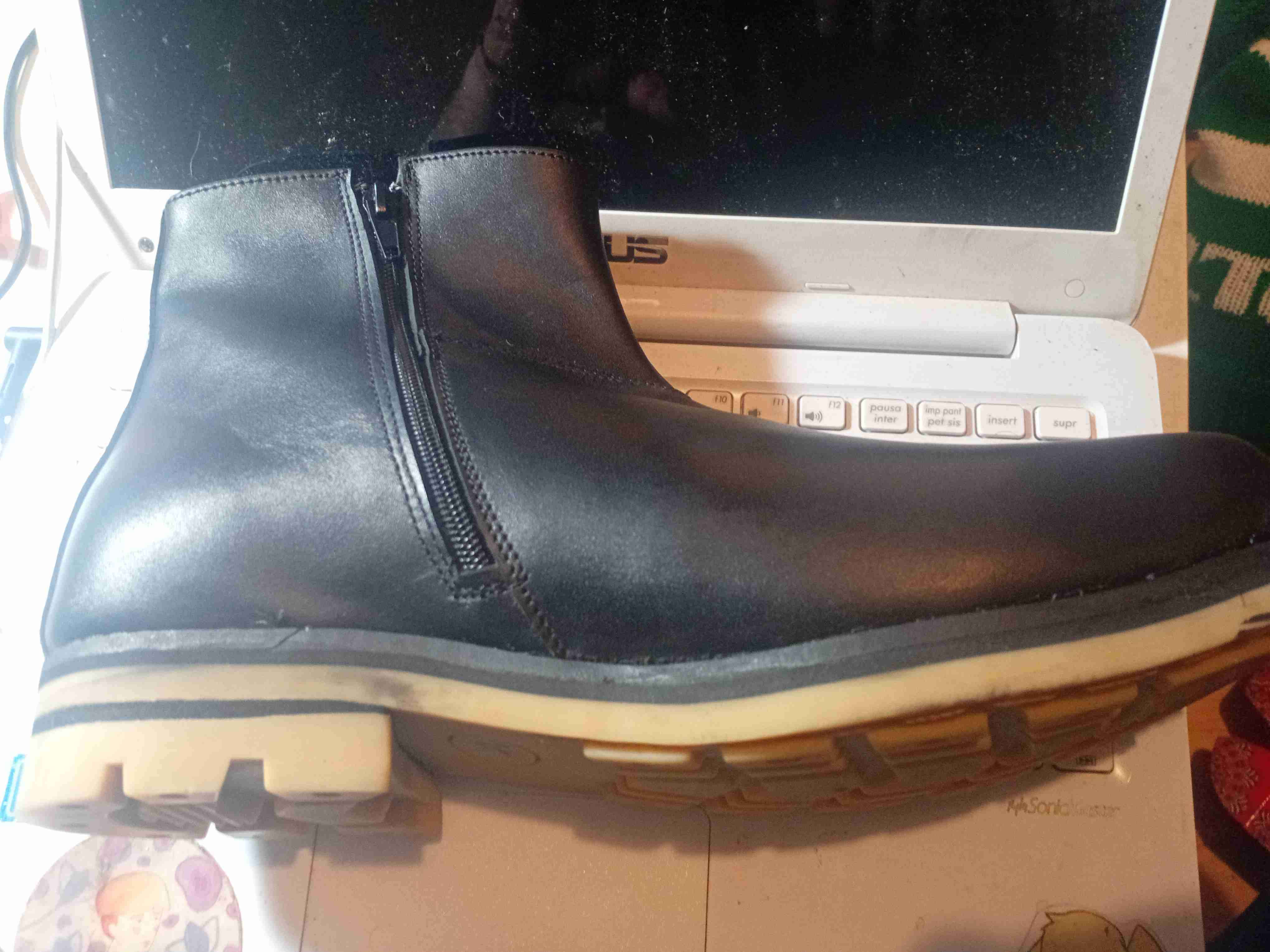 Botines negros de cuero Fabricación chilena - 3