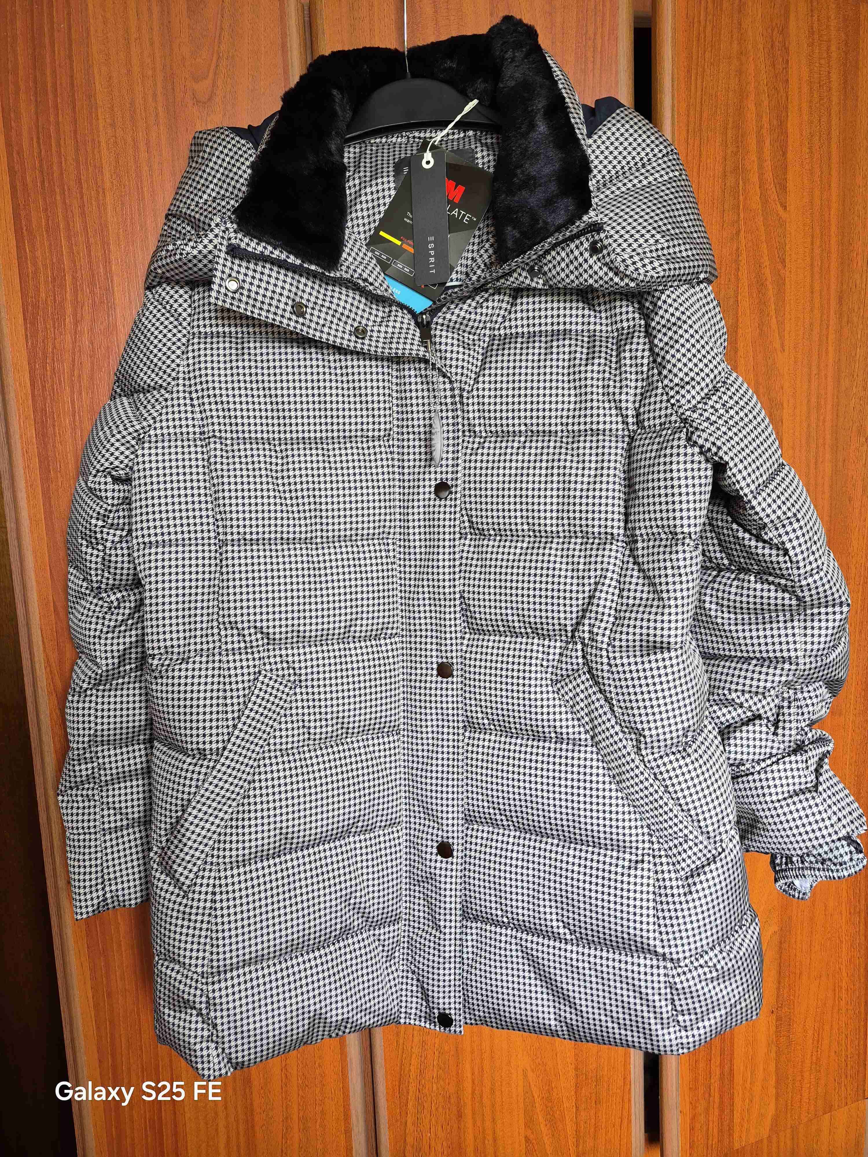 Parka  acolchada a cuadros - miniatura 2