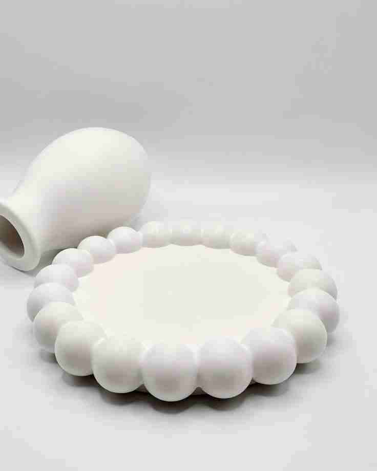 Bandejas decorativas blancas - 2