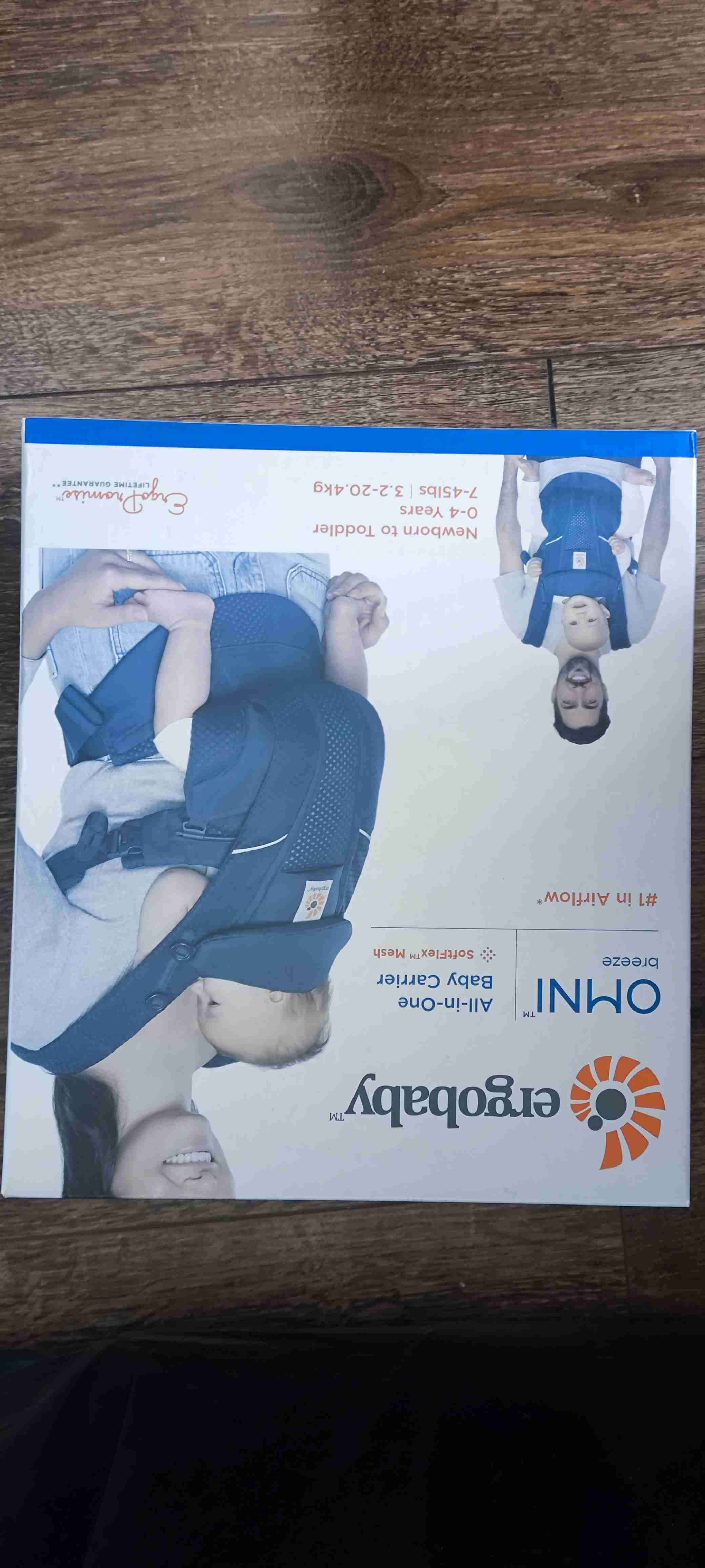 Portabebés Ergobaby Omni breeze azul - miniatura 2