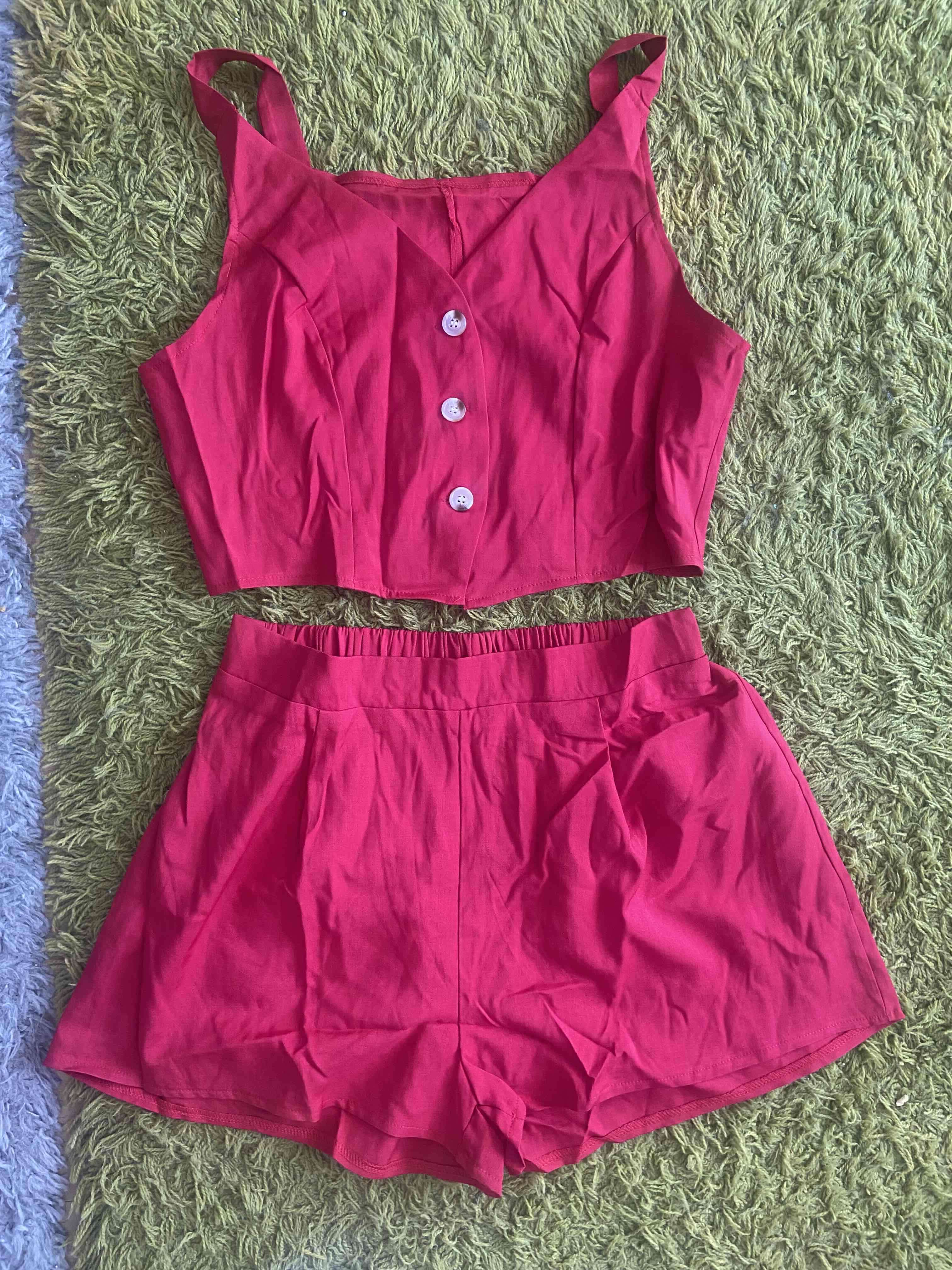 Conjunto Rojo de dos piezas talla M - miniatura 2