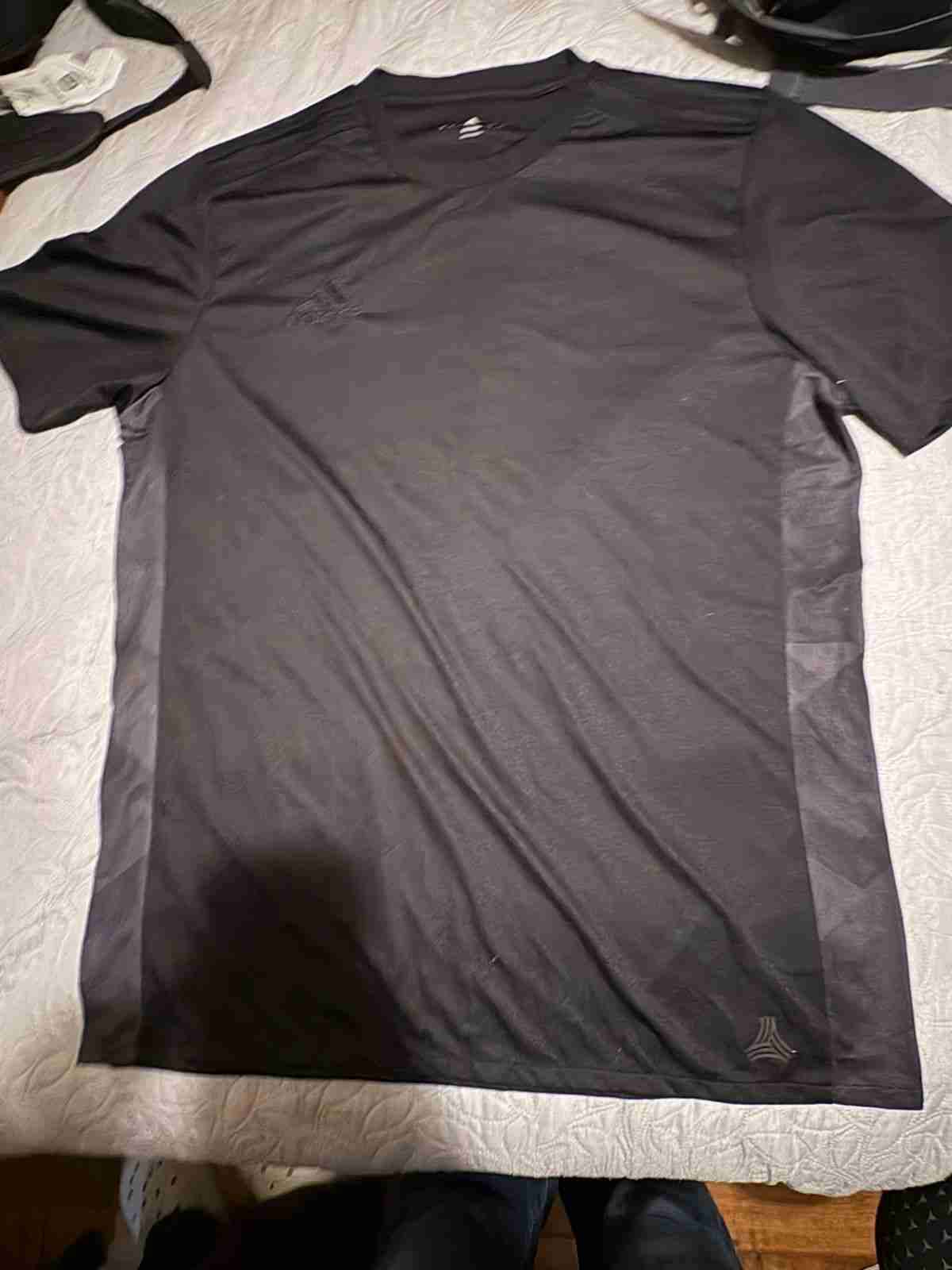 Polera deportiva azul Adidas - miniatura 4