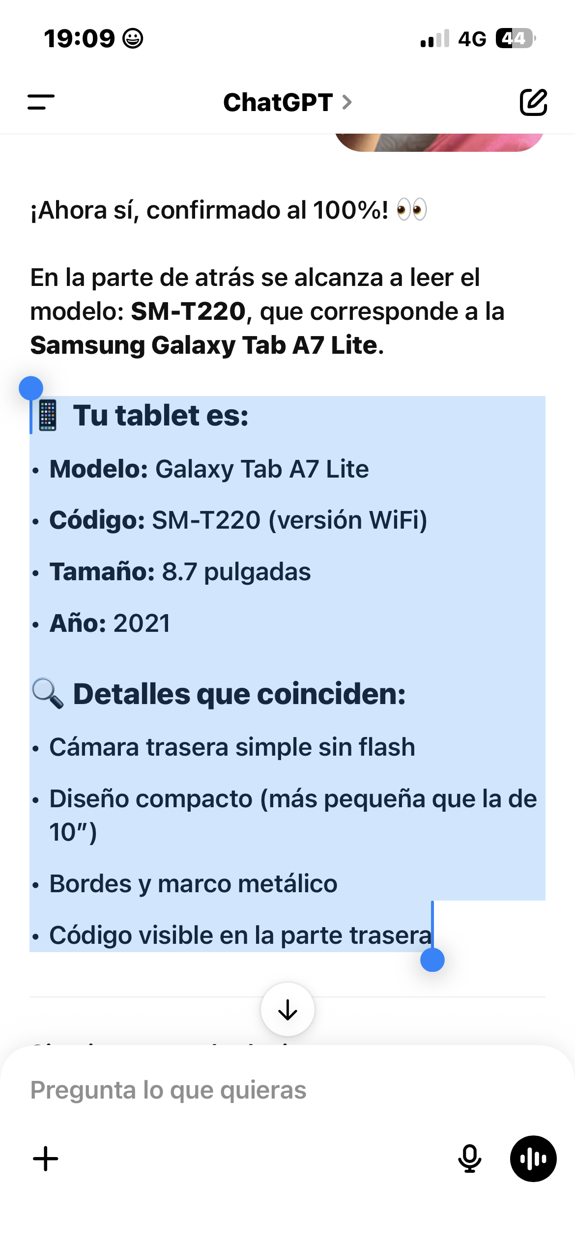 Tablet Samsung Galaxy Tab A7 - 5