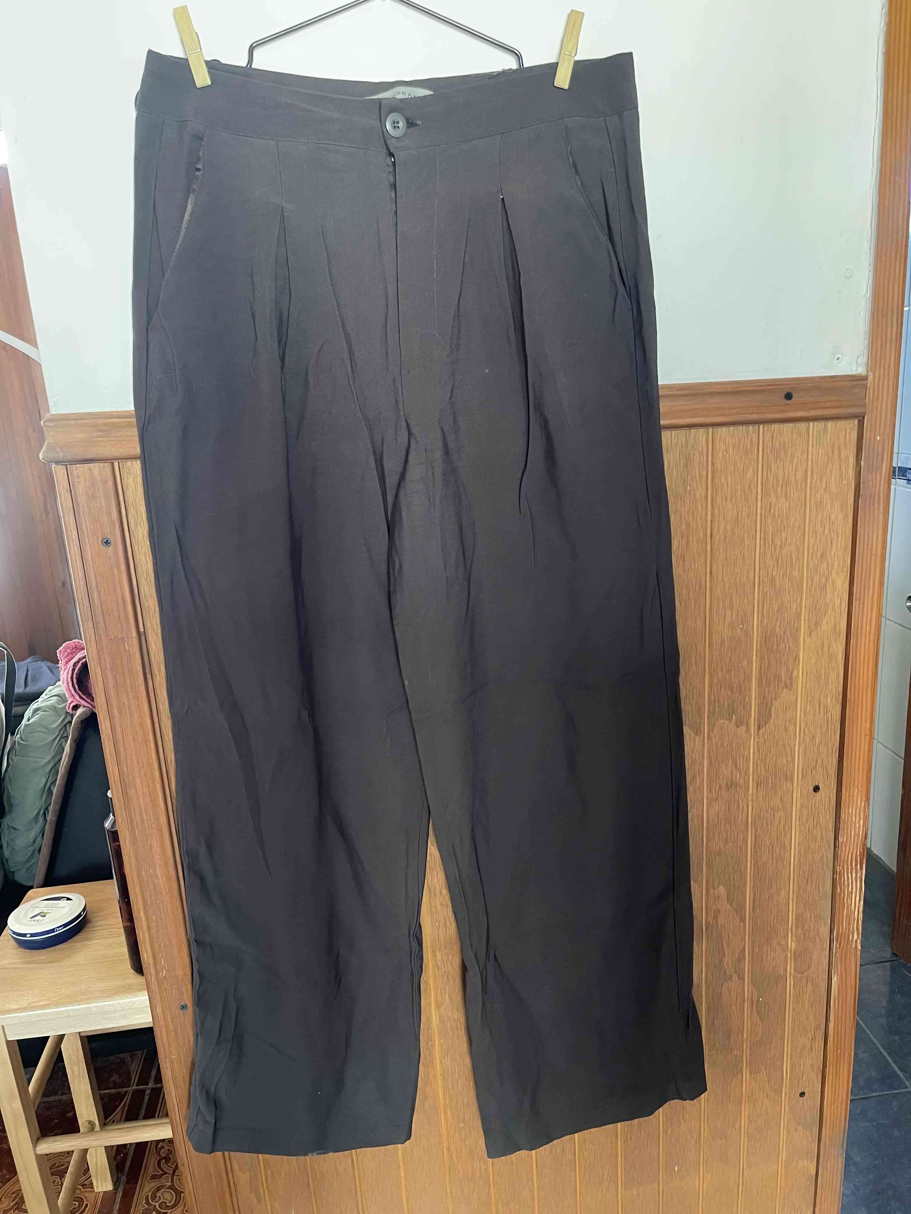 Pantalón largo marengo clásico