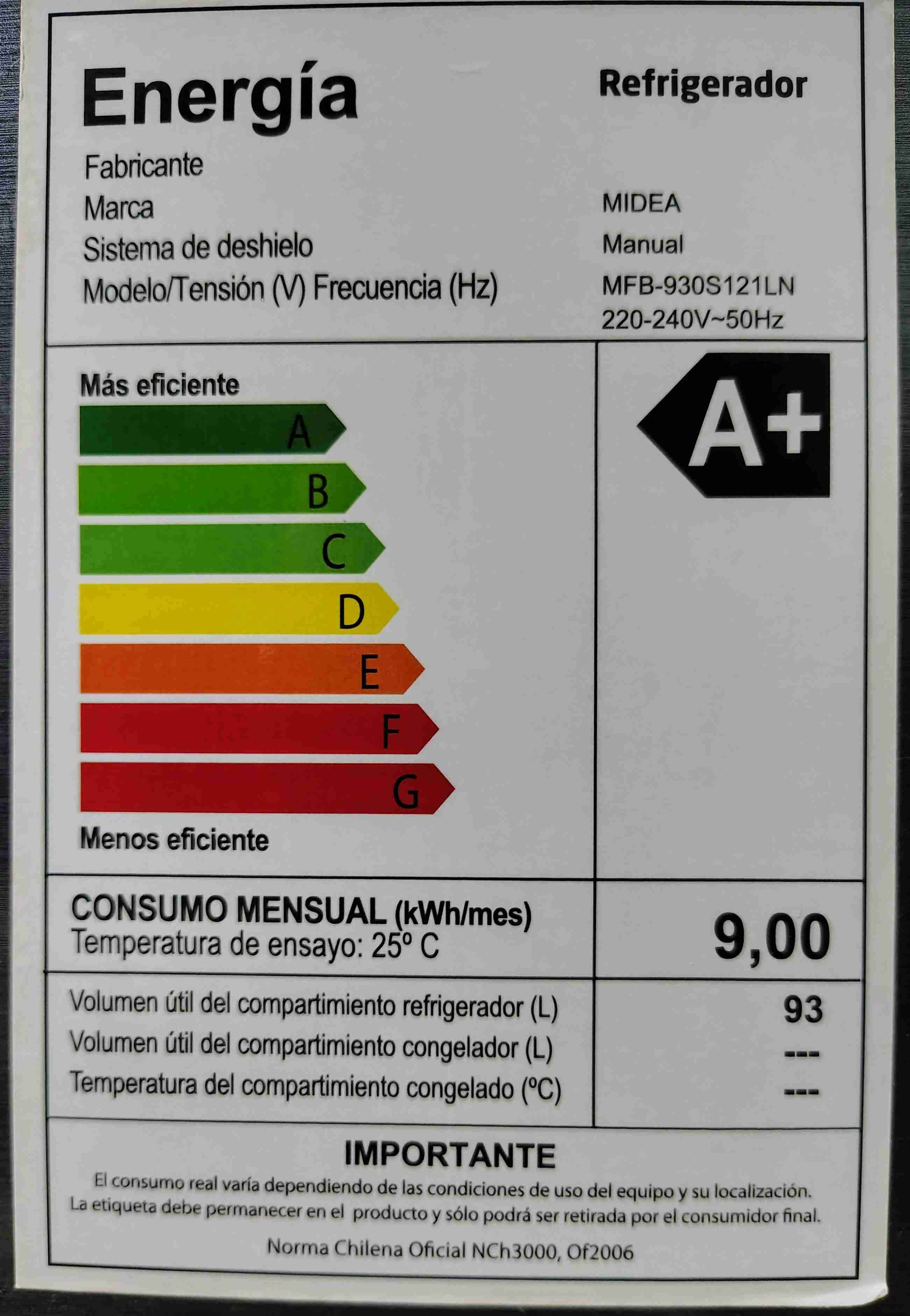 Refrigerador Midea compacto - 4