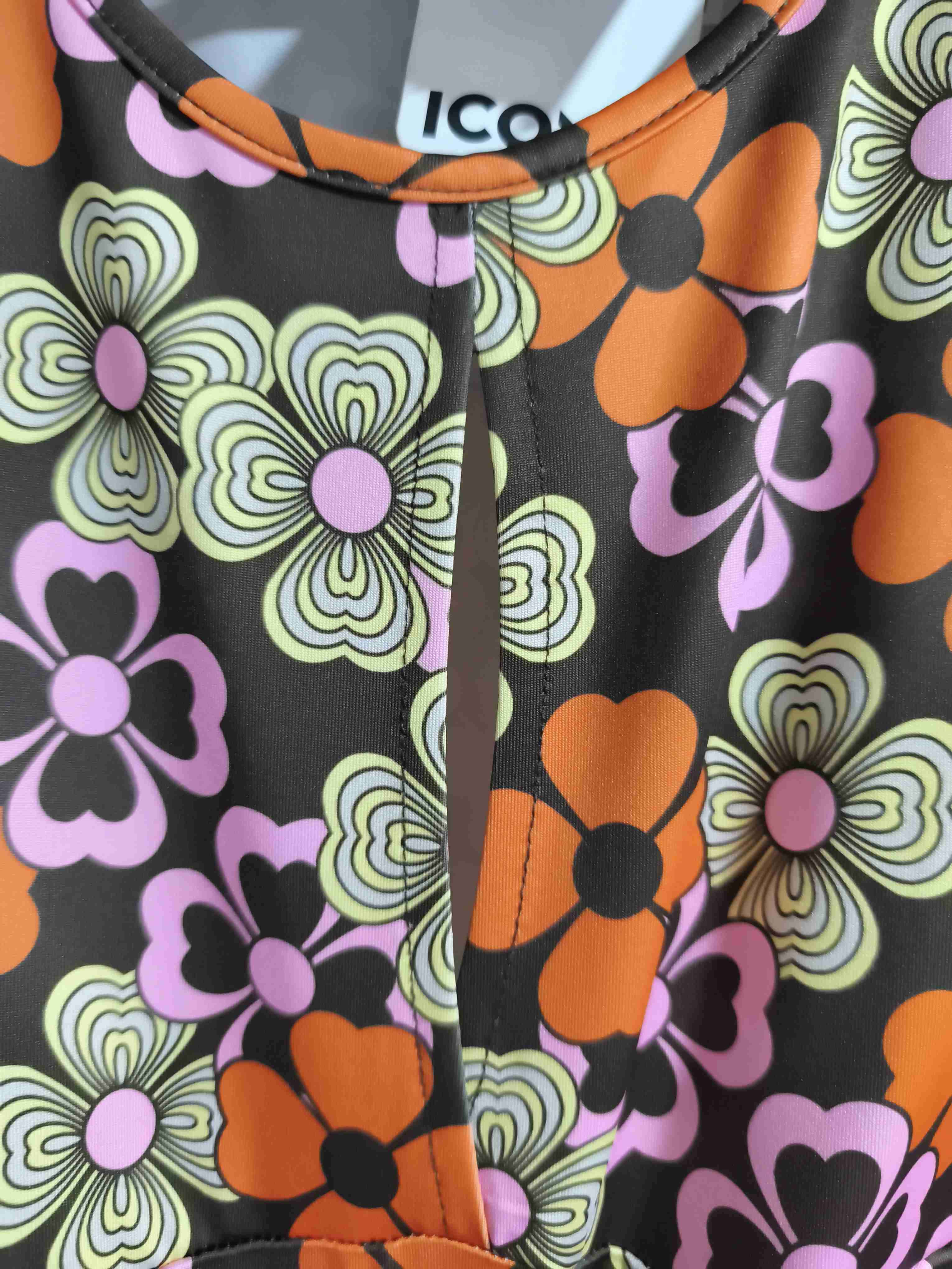 Polera crop floral multicolor sweet groovy - miniatura 2