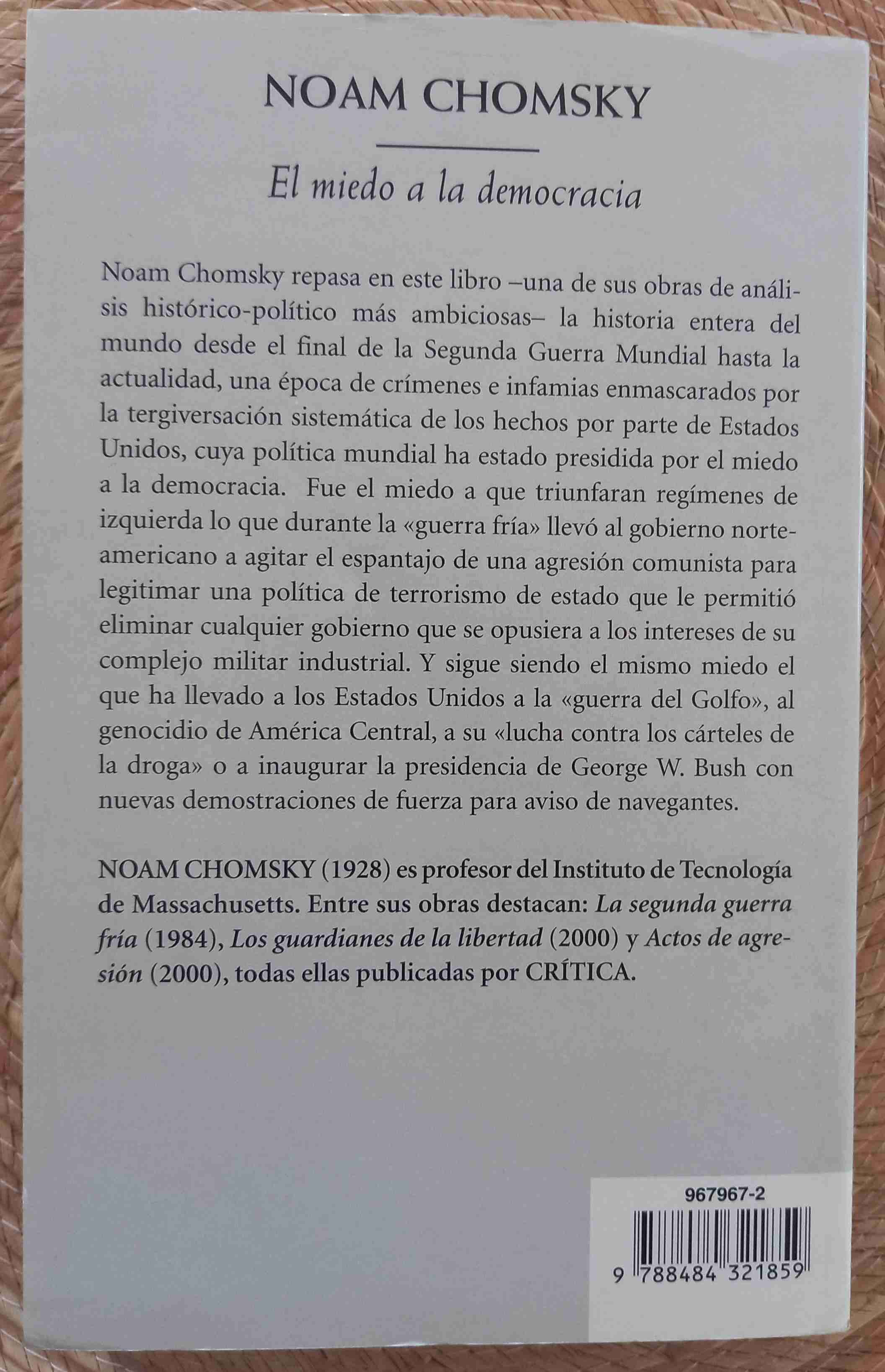 Libro 'El miedo a la democracia' - miniatura 2