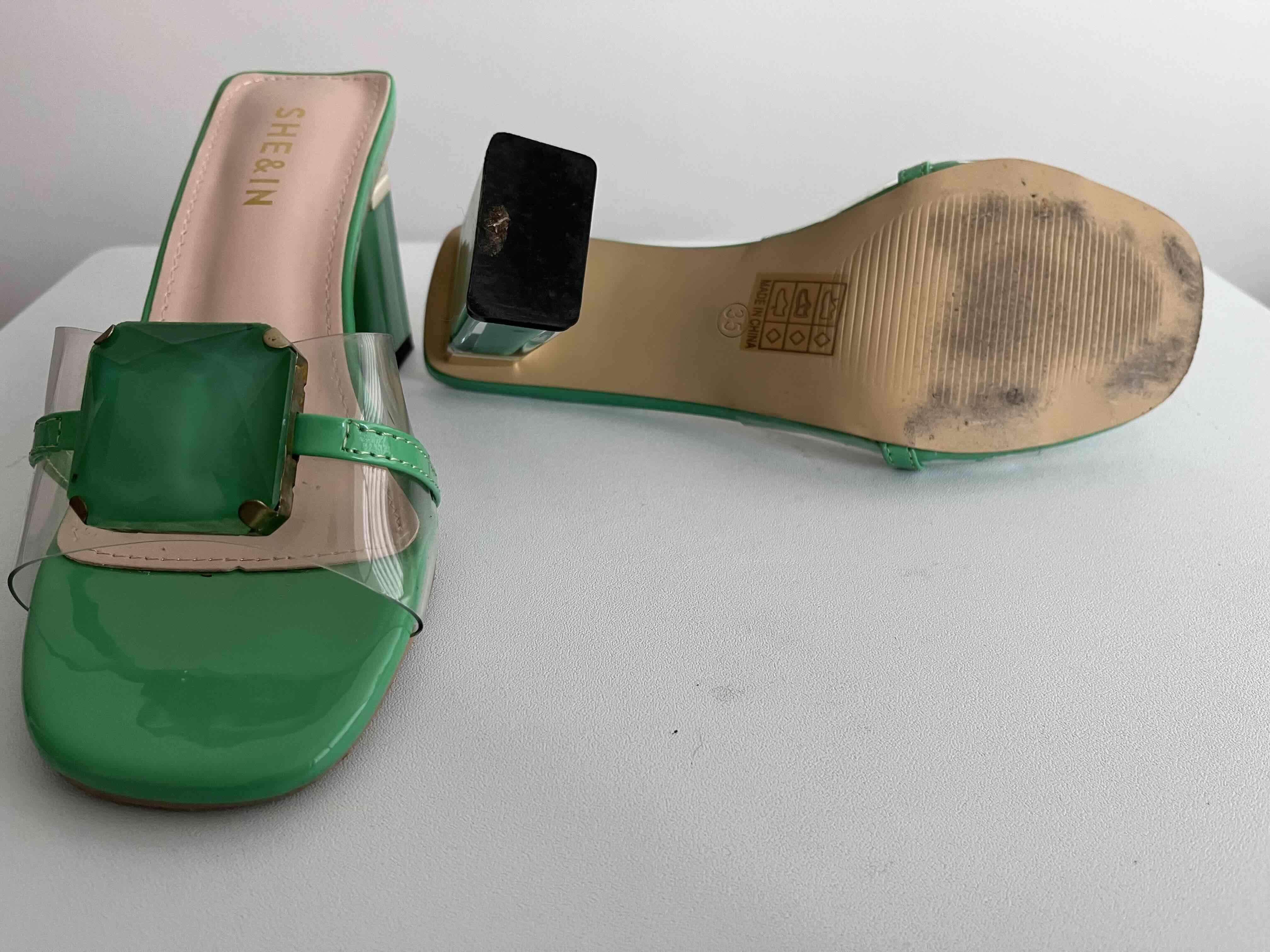 Sandalias verdes transparentes SHEIN - 3