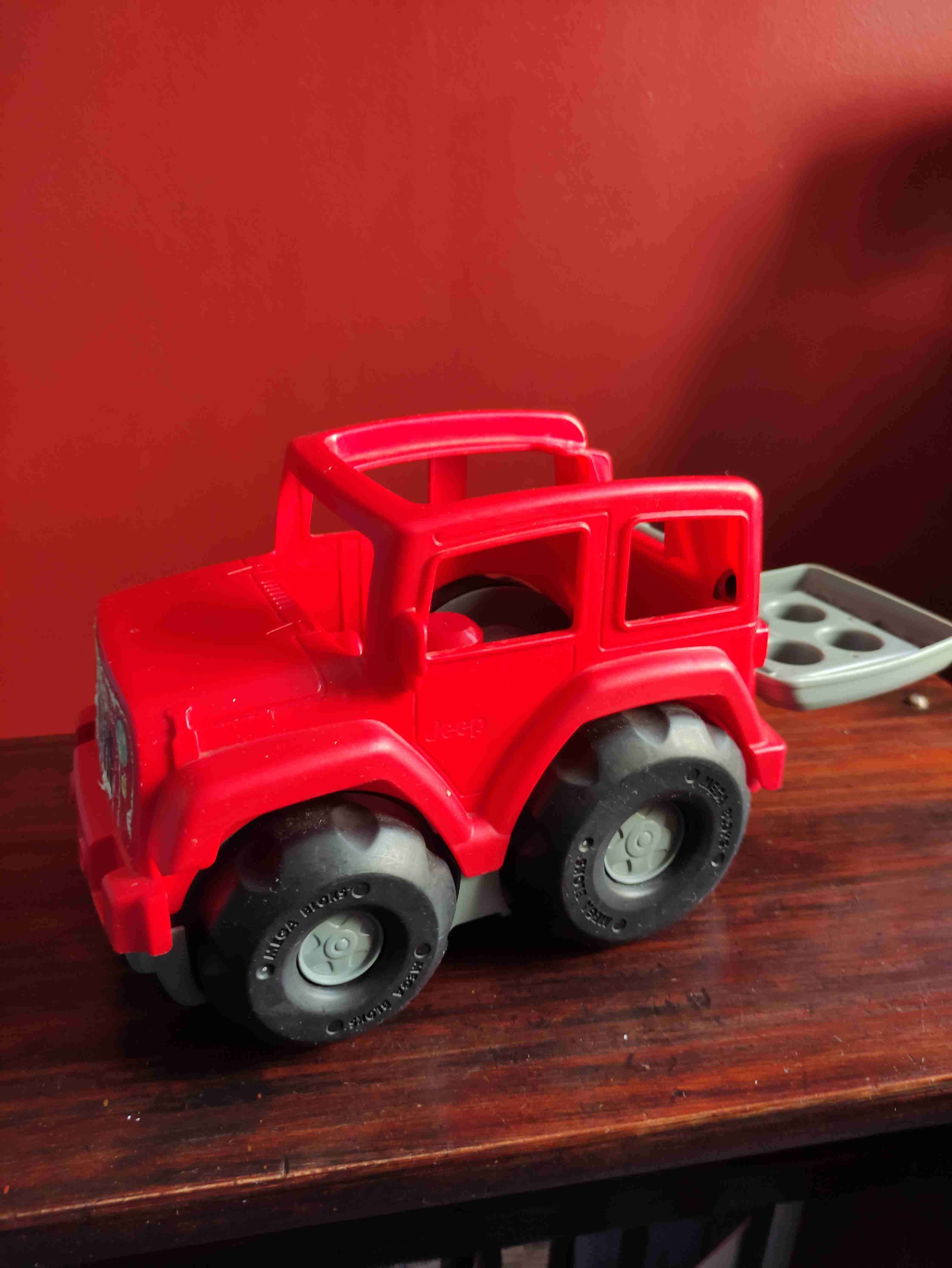 Juguete camión Jeep rojo - 2