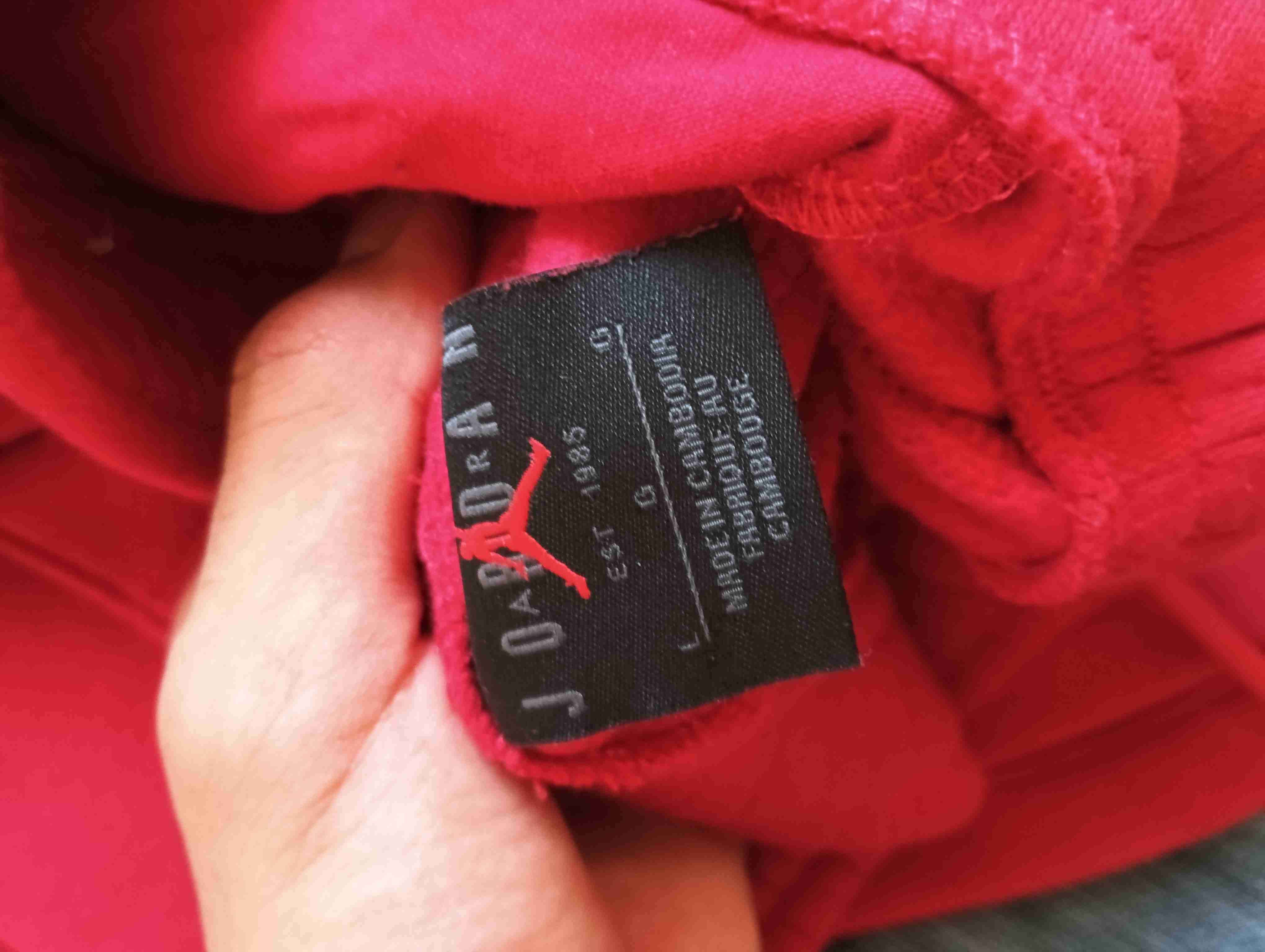 Shorts deportivos rojos jordan - miniatura 6