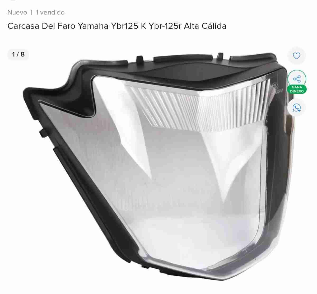 Carcasa del faro Yamaha YBR 125 K YBR 125 R - 4