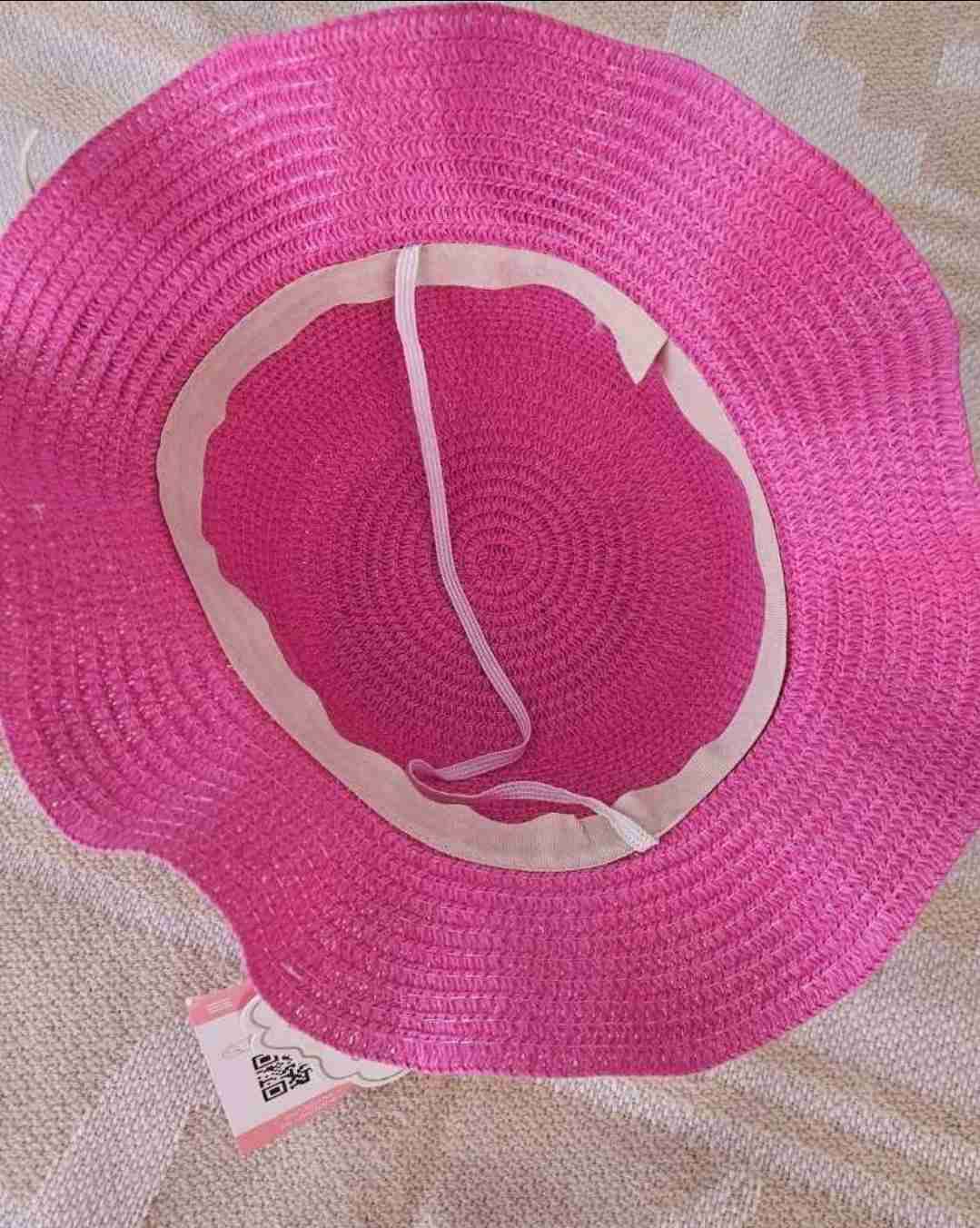 Sombrero rosa con flores - miniatura 3