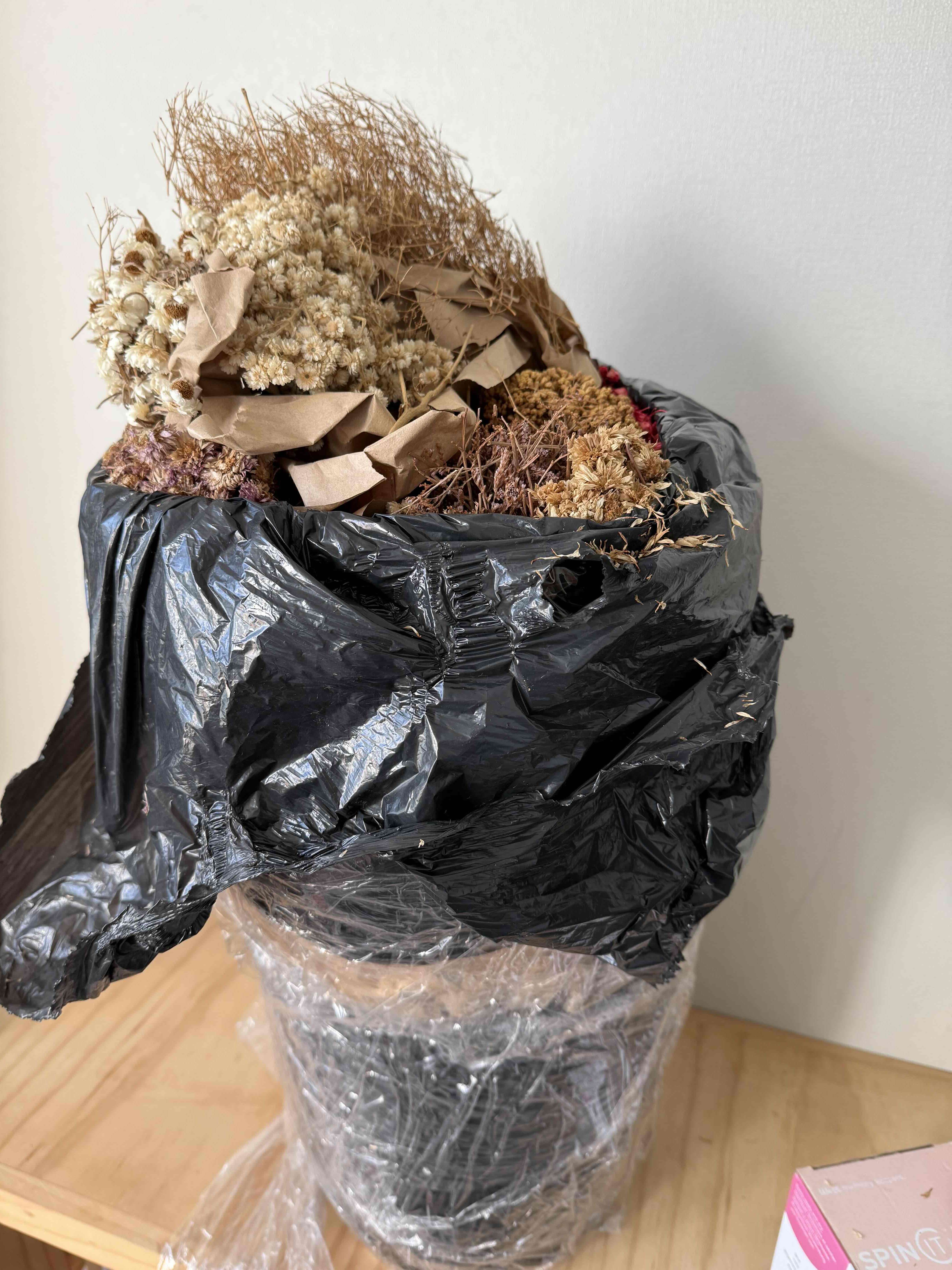 Ramo de flores secas