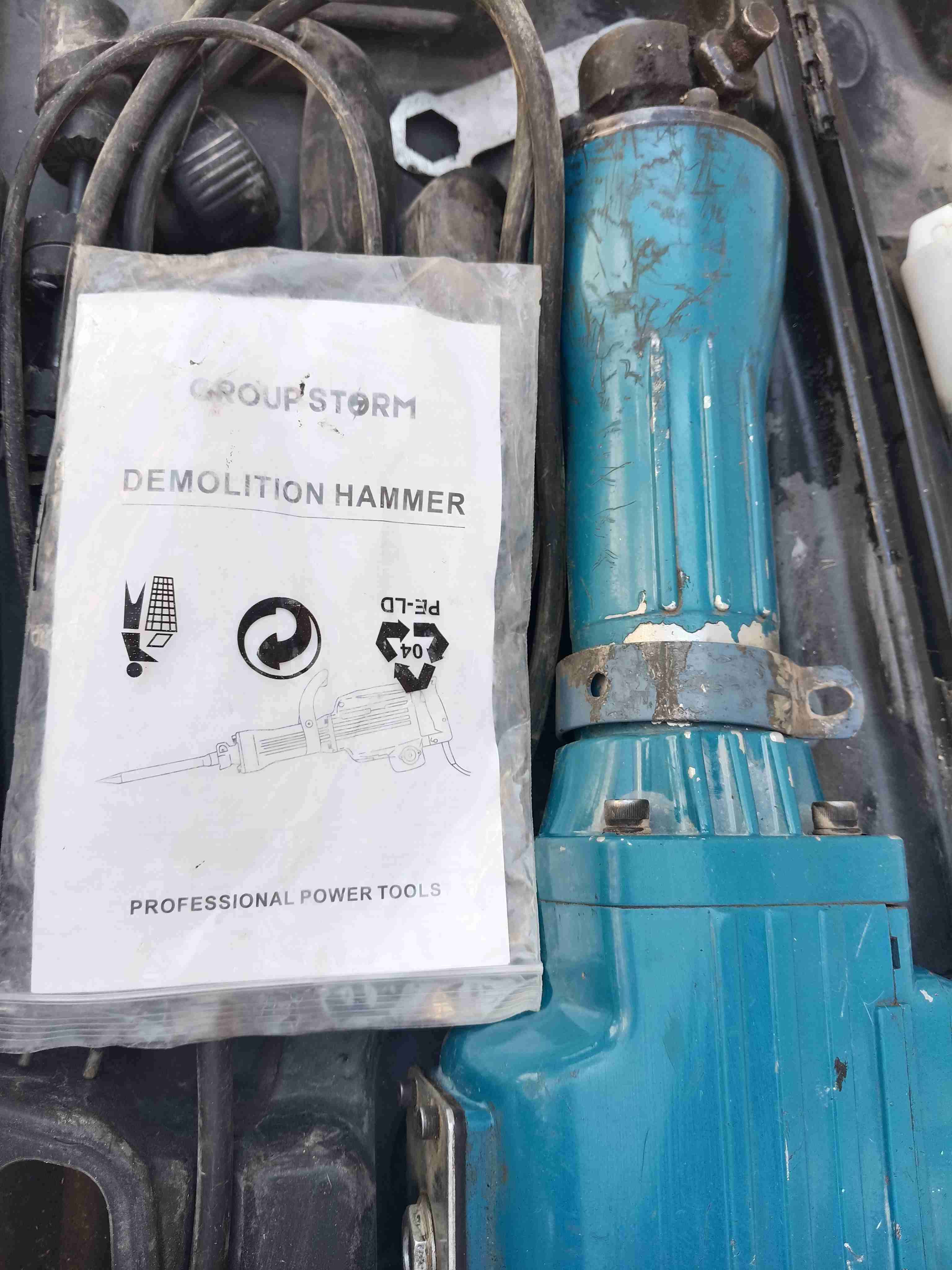 Martillo Demoledor Eléctrico Azul - miniatura 2