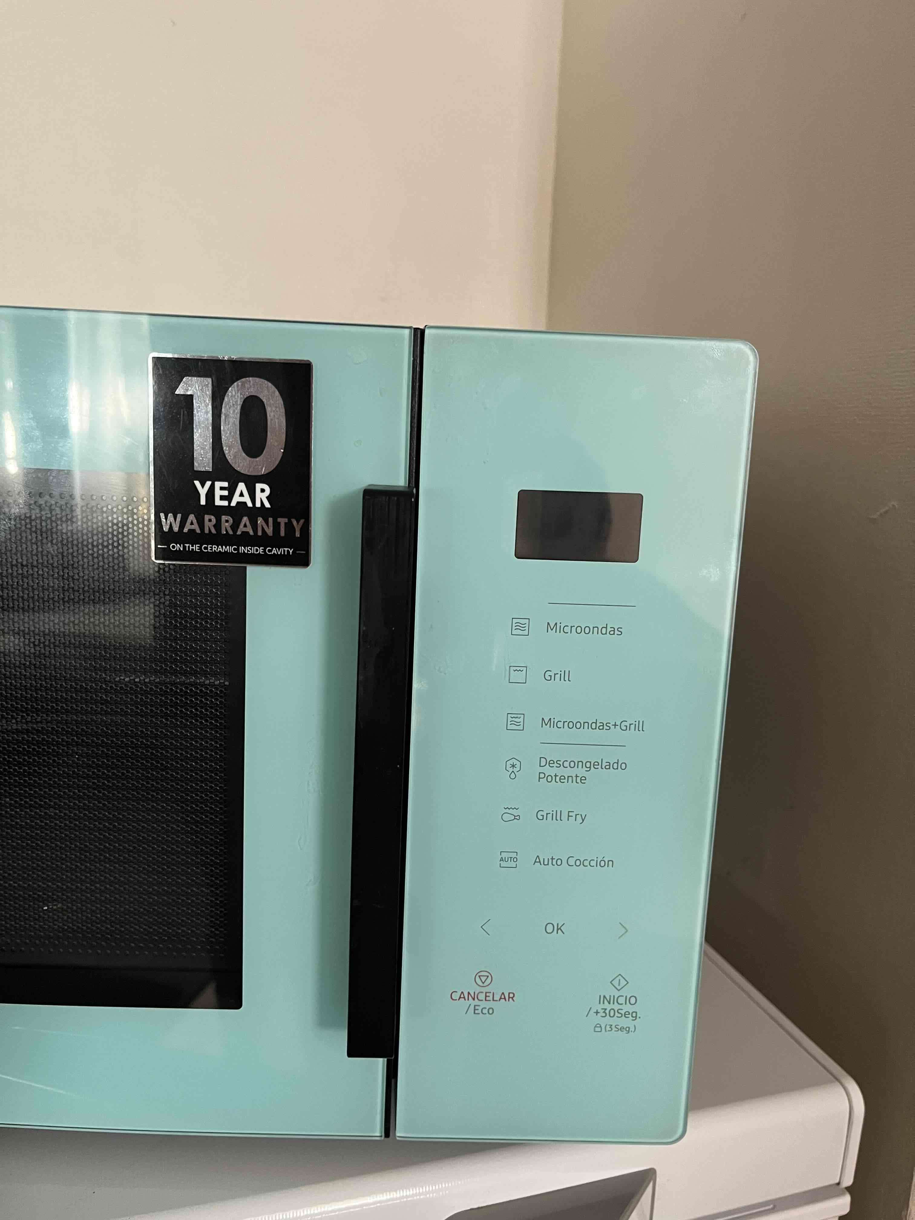 Microondas Samsung azul con grill - miniatura 4