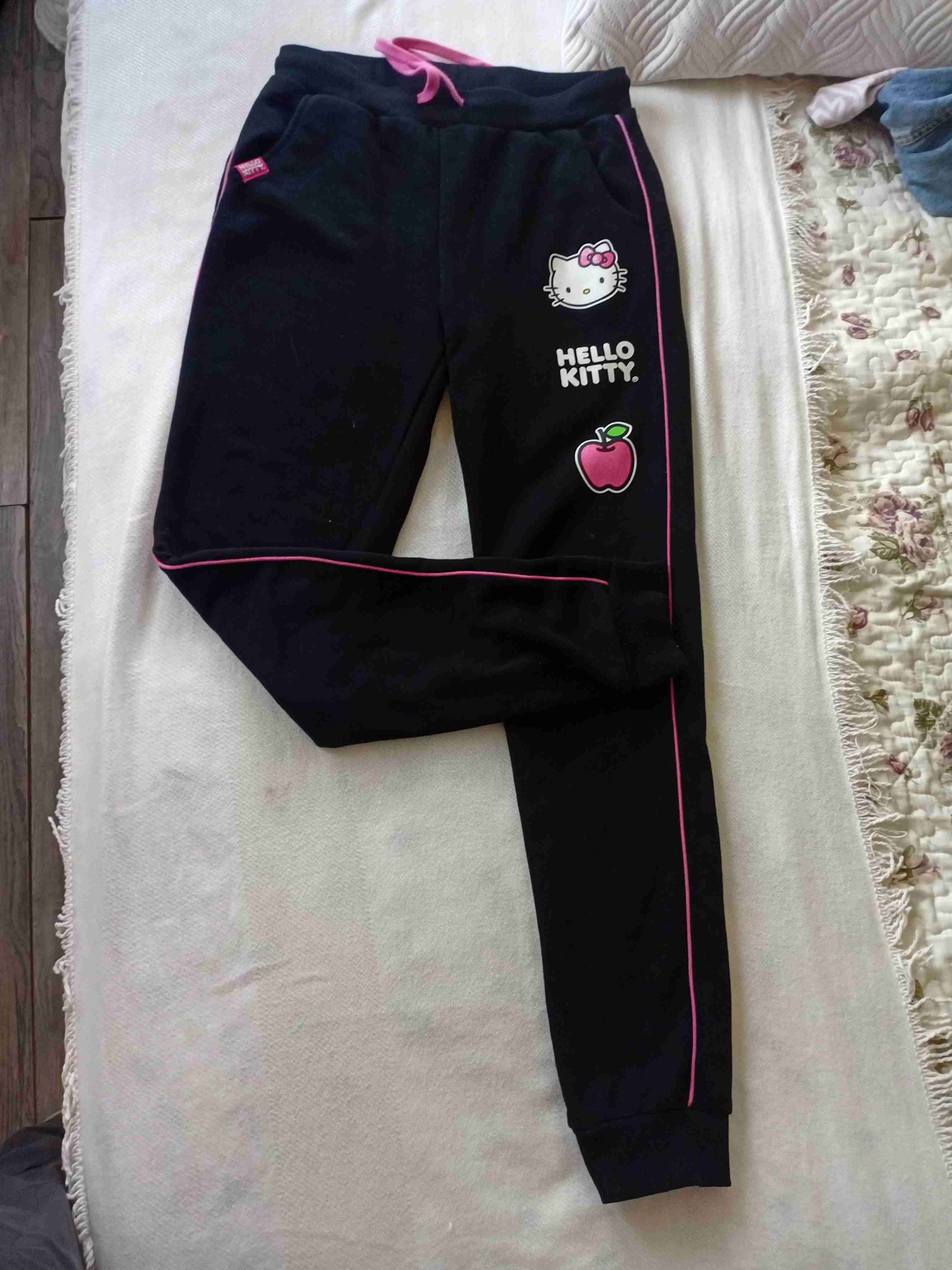Pantalones deportivos Hello Kitty negros