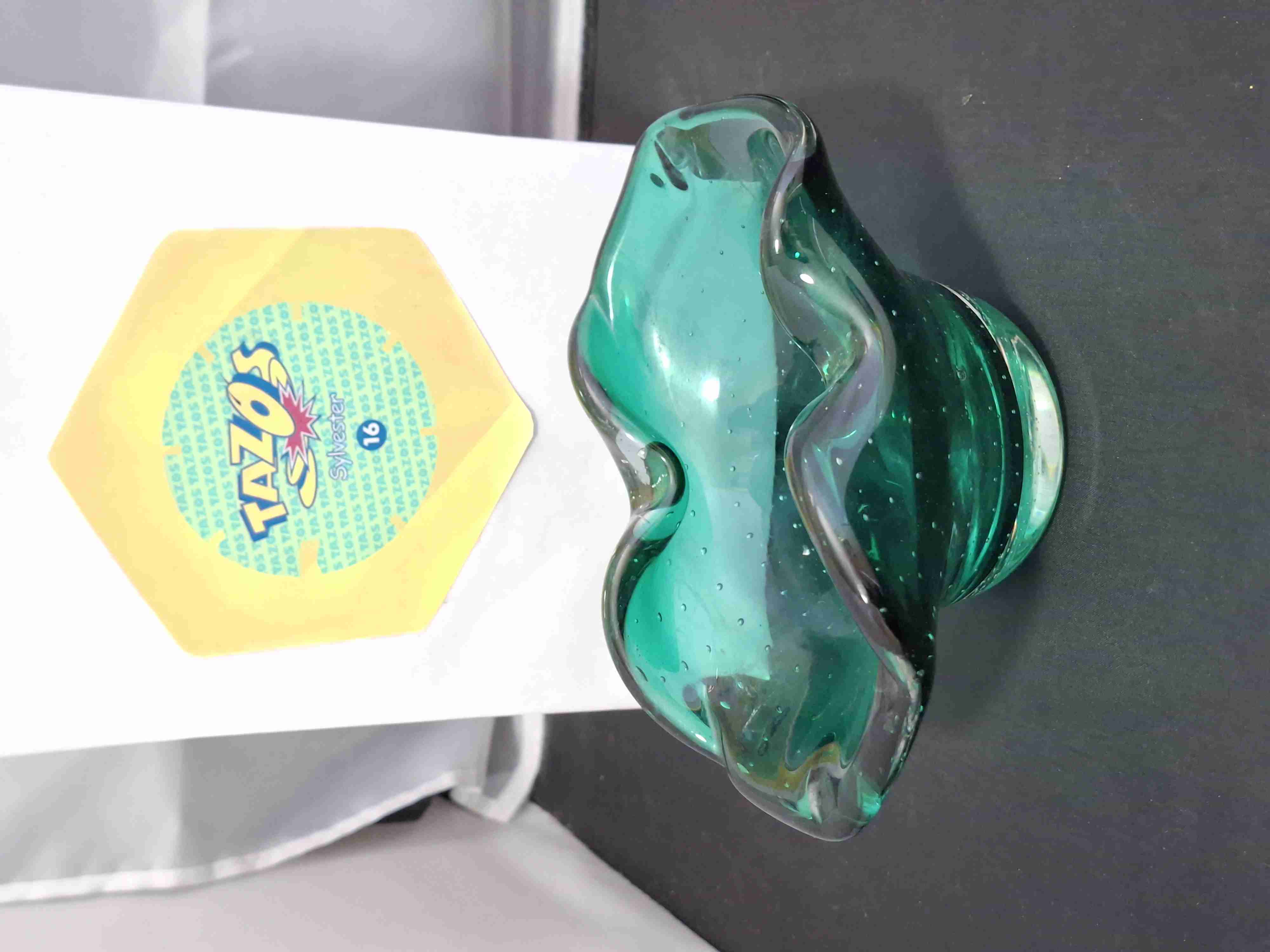 Cenicero de vidrio Pieza de Cristal Murano Soplado - miniatura 2