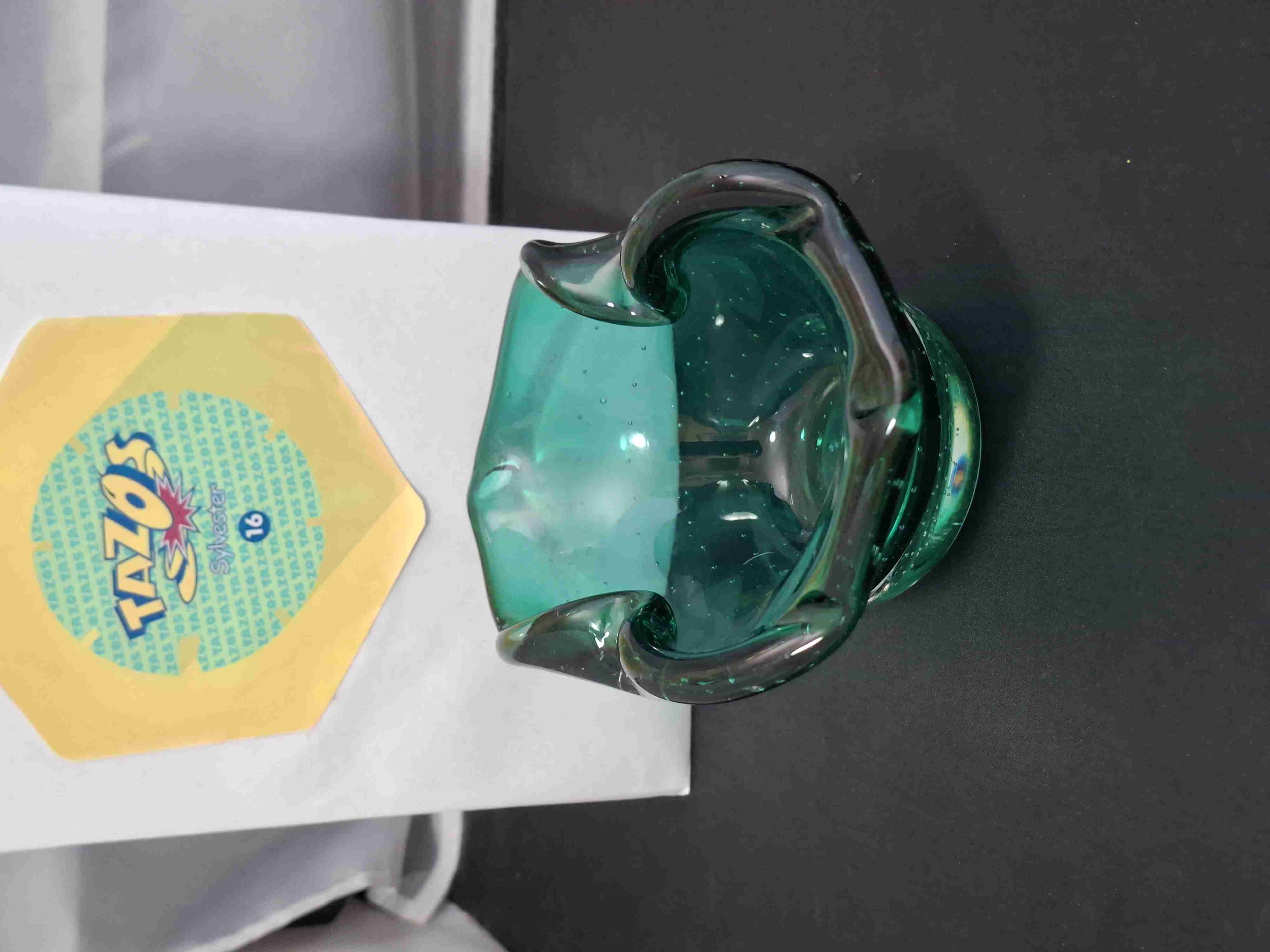 Cenicero de vidrio Pieza de Cristal Murano Soplado - miniatura 3