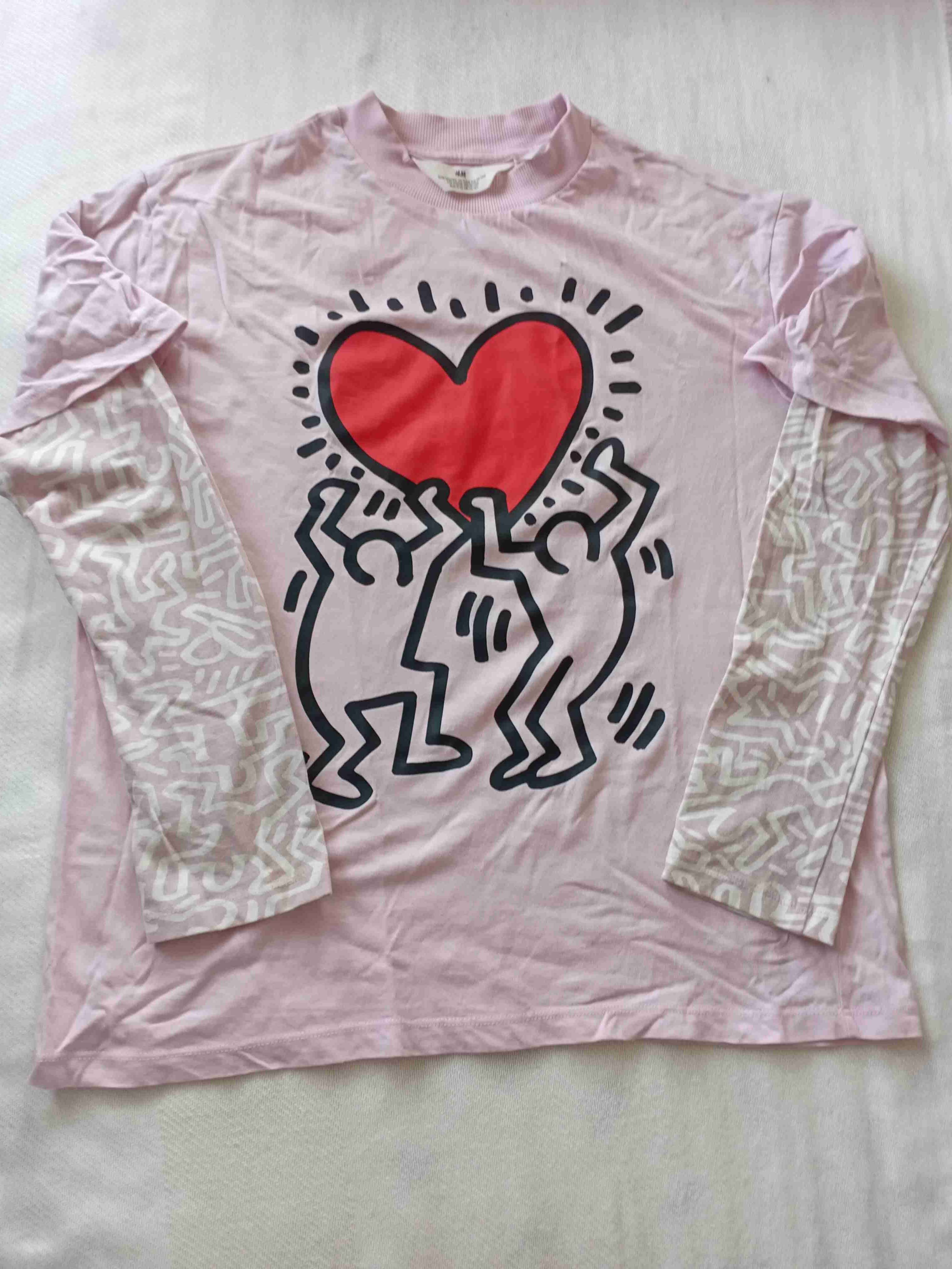 Polera gráfica manga larga de pijama