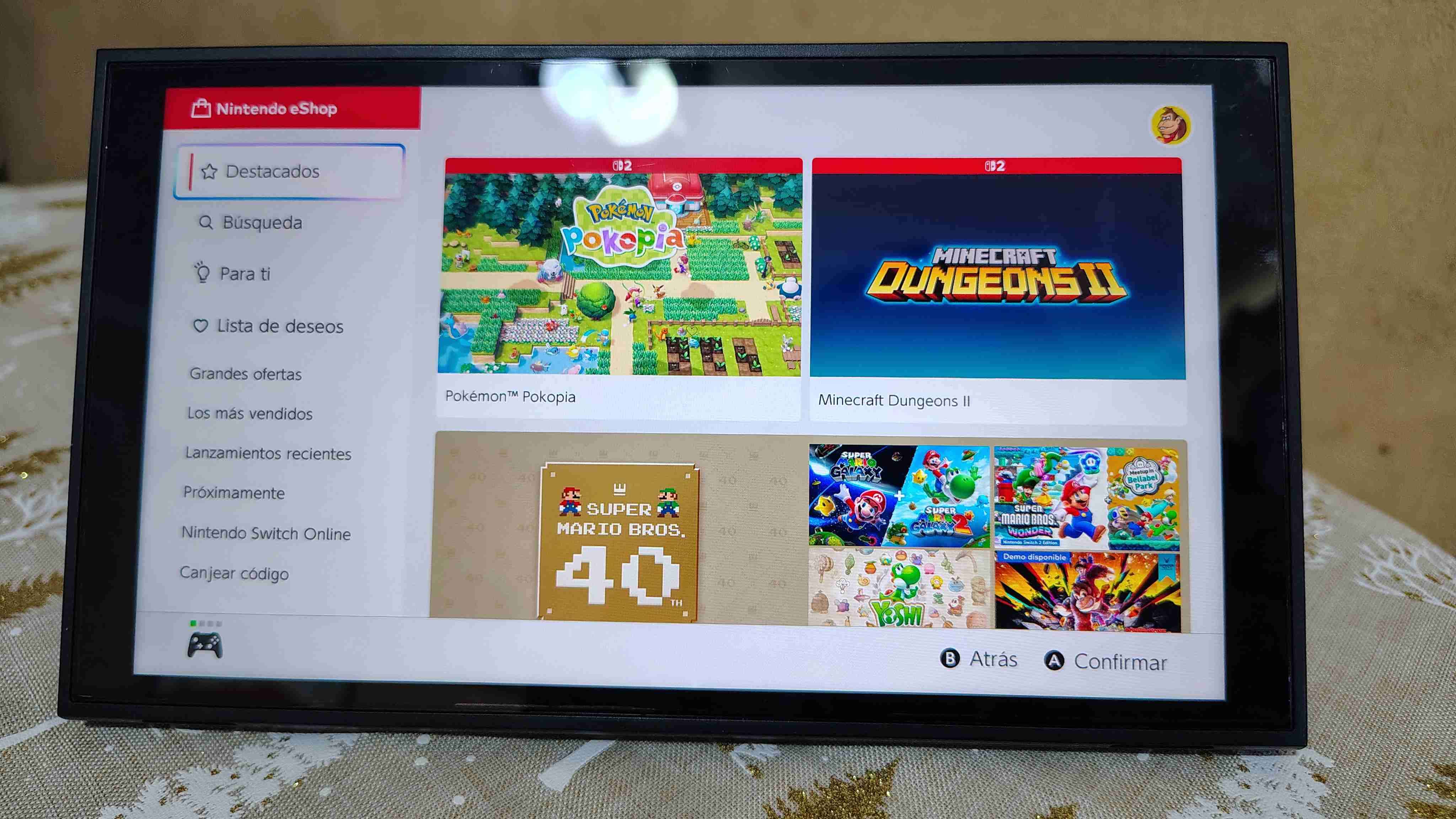 Nintendo switch 2 sin controles - miniatura 3