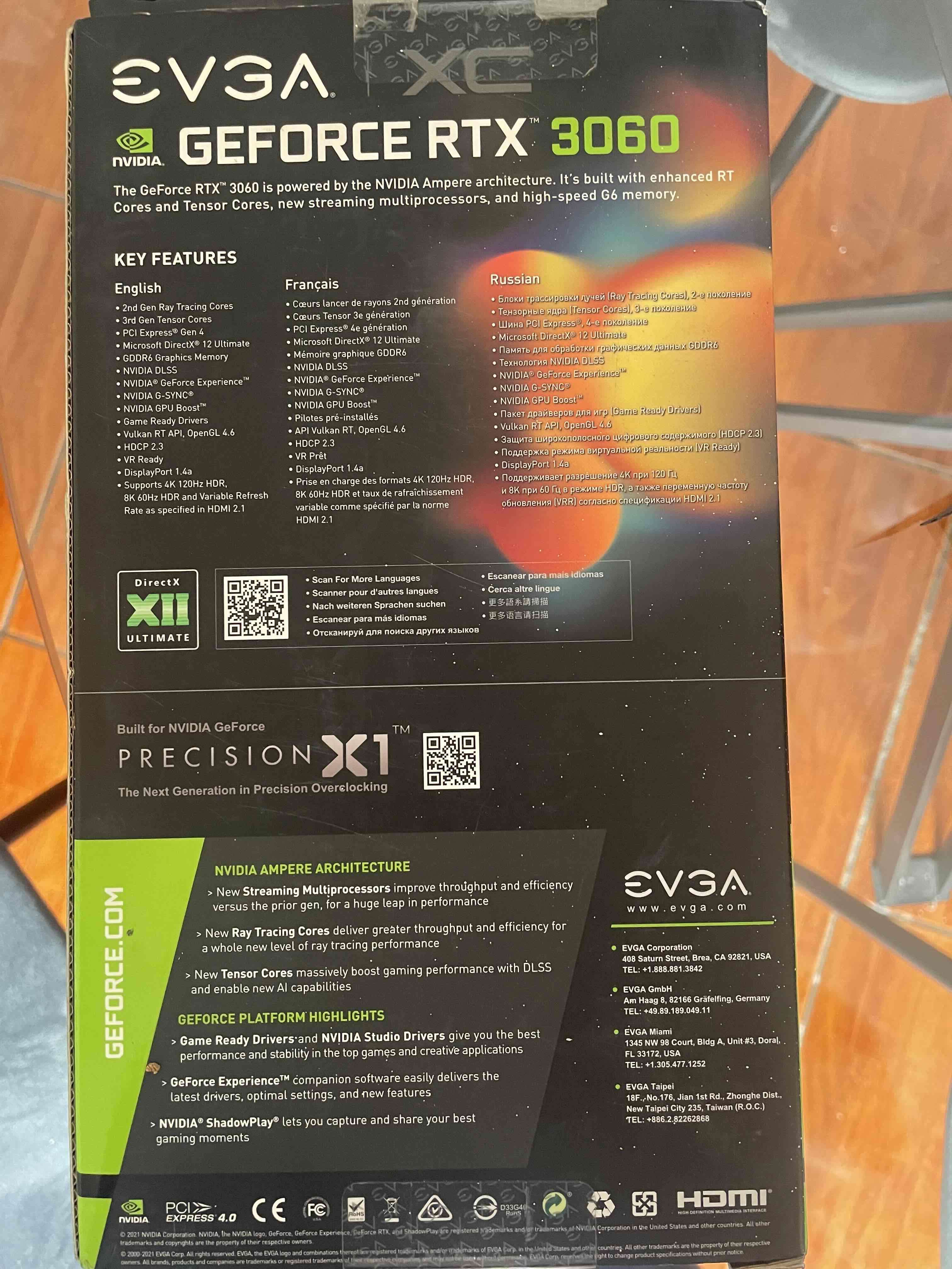 Tarjeta gráfica EVGA GeForce RTX 3060 - miniatura 2