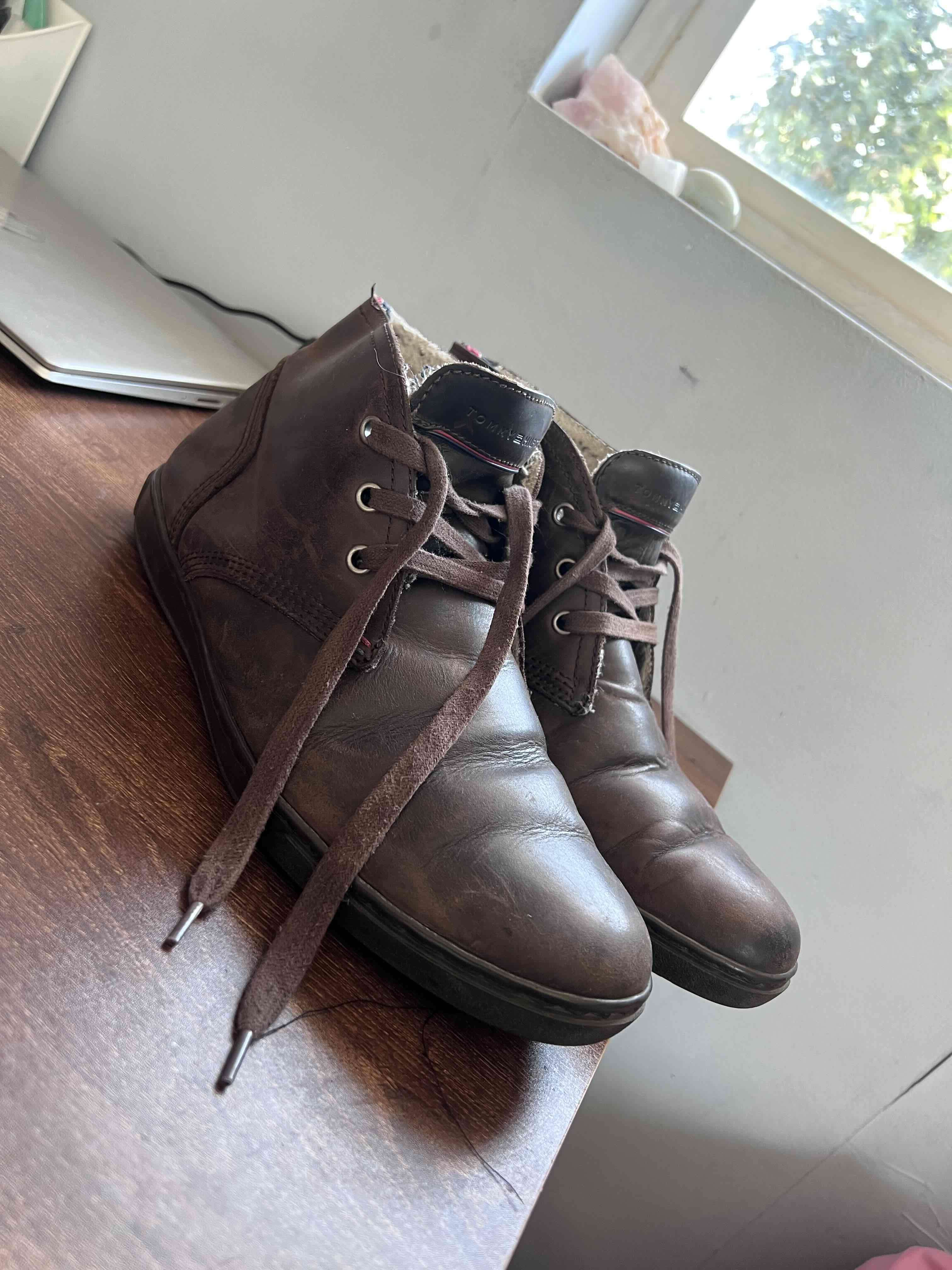 Botines de cuero Tommy Hilfiger