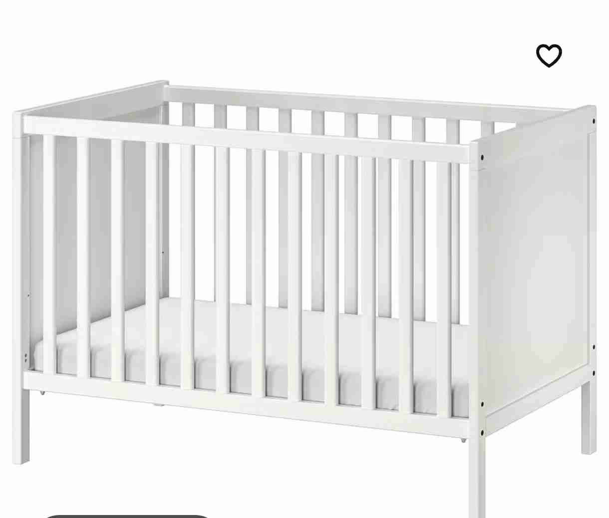 Cuna de bebé blanca IKEA