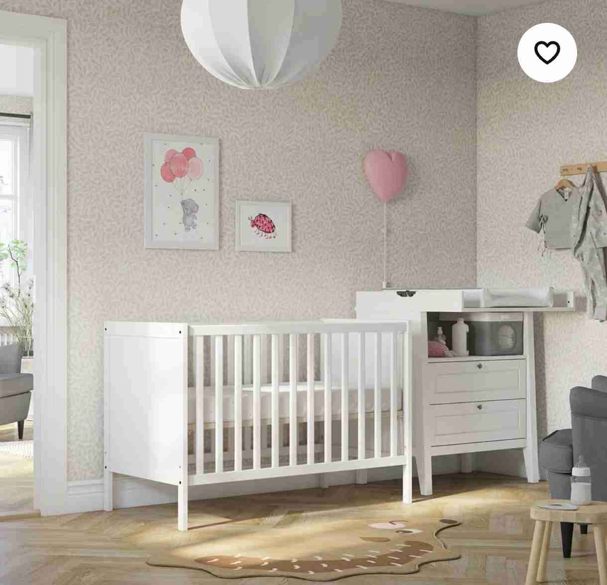 Cuna de bebé blanca IKEA - miniatura 5