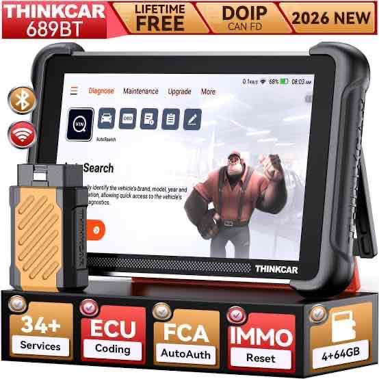 Escáner automotriz Thinkcar 689BT