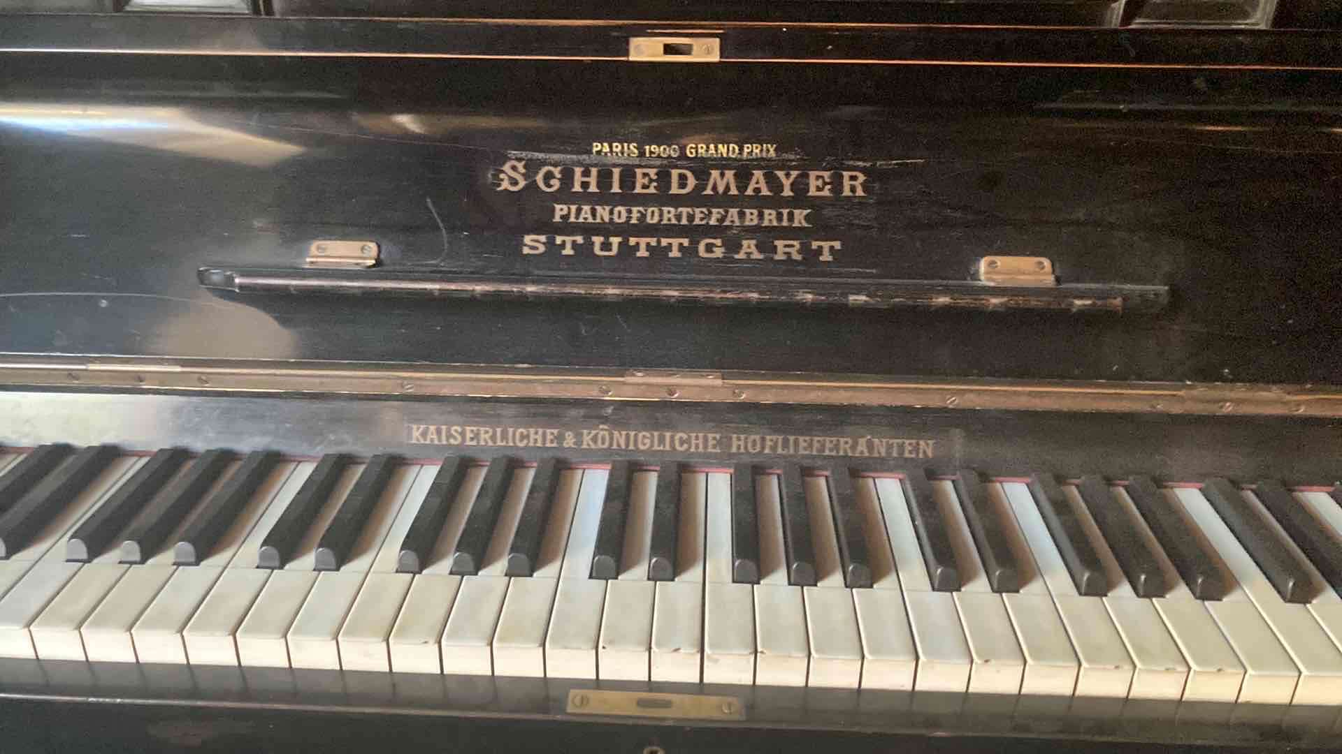 Piano Vertical SCHIEDMAYER Antiguo - Paris 1900 - miniatura 5