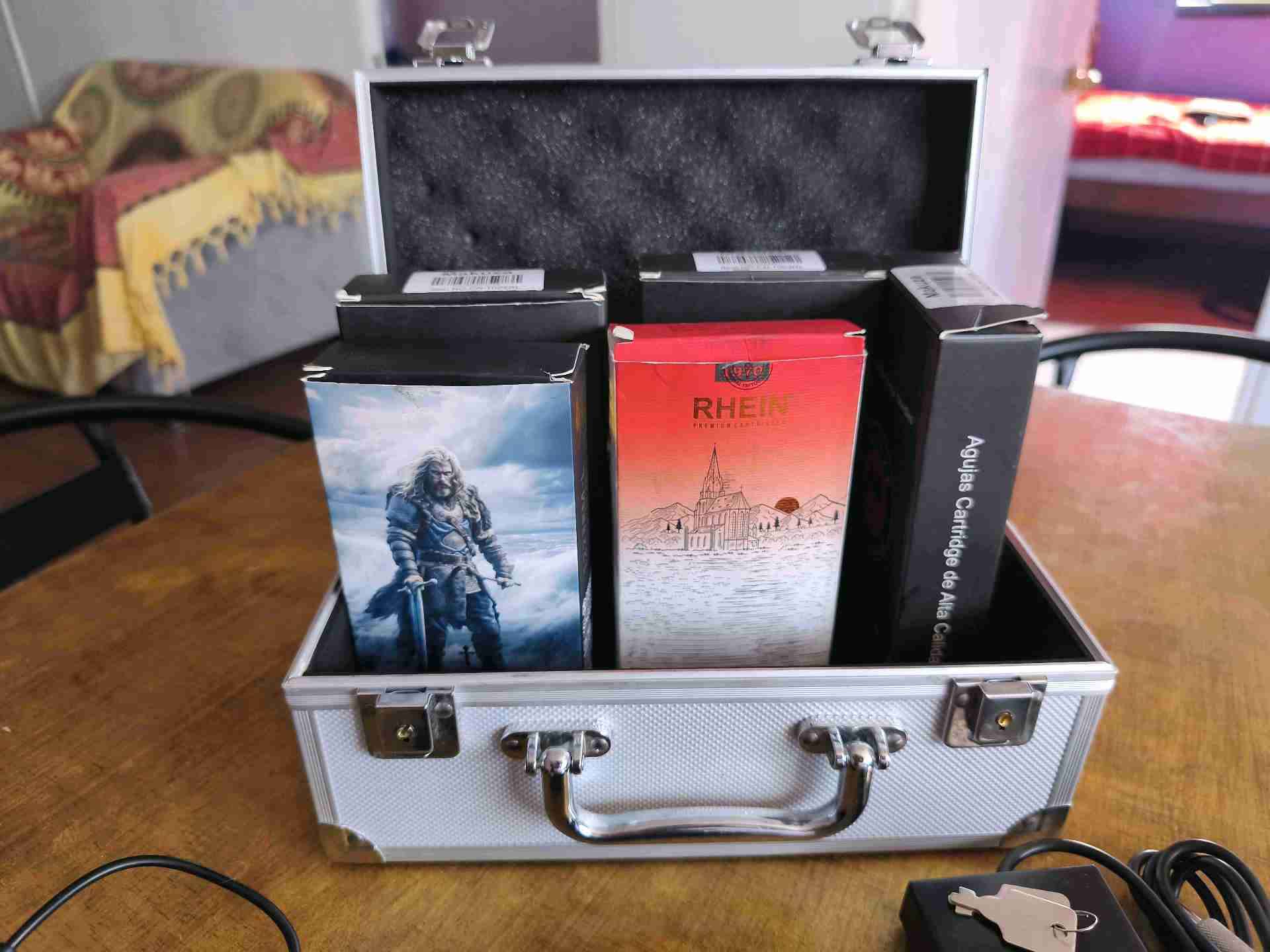 Set de máquina de tatuar con agujas - miniatura 6