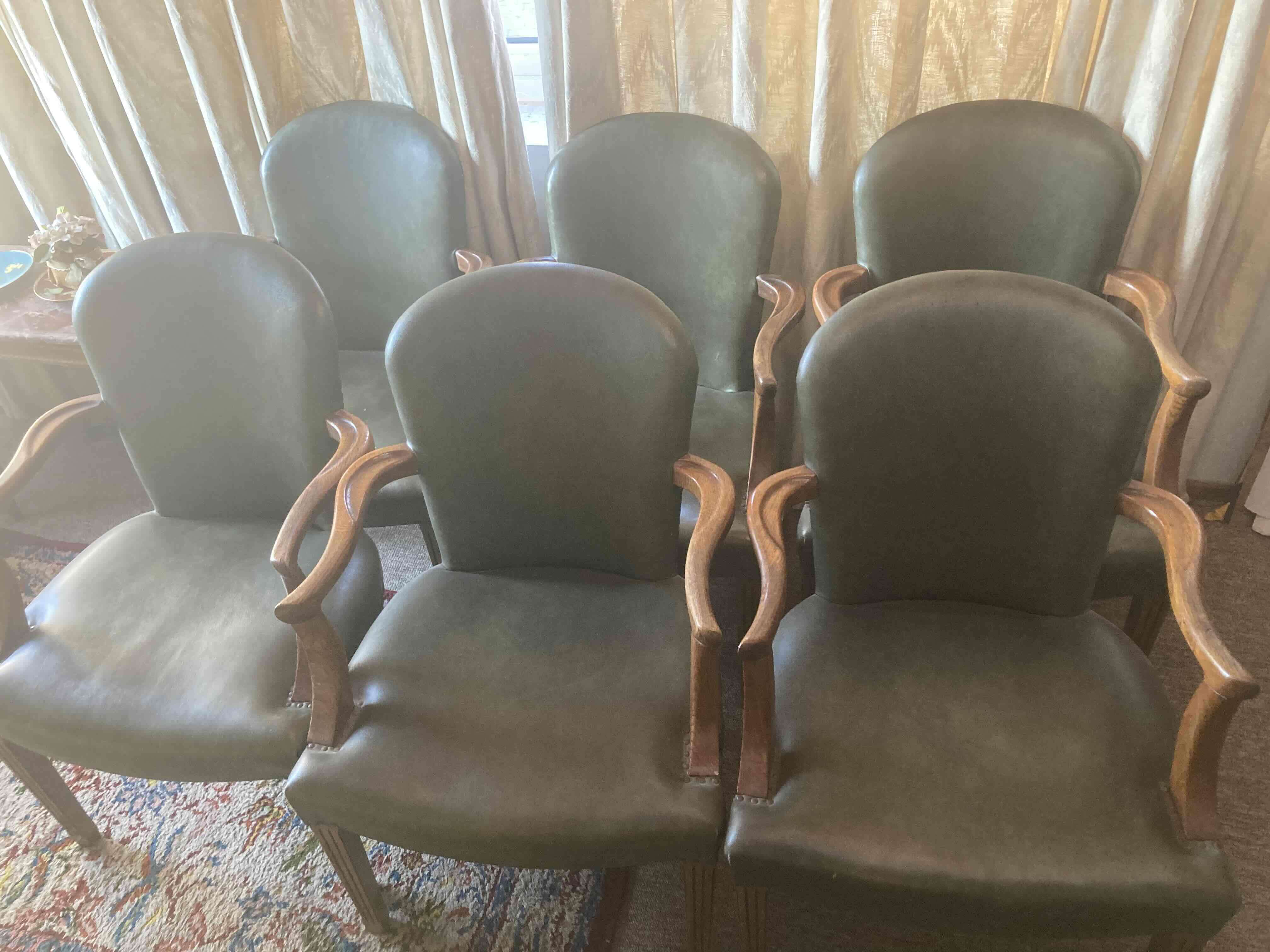 Juego de 6 Sillas Ejecutivas Vintage | Muebles Nar - miniatura 2