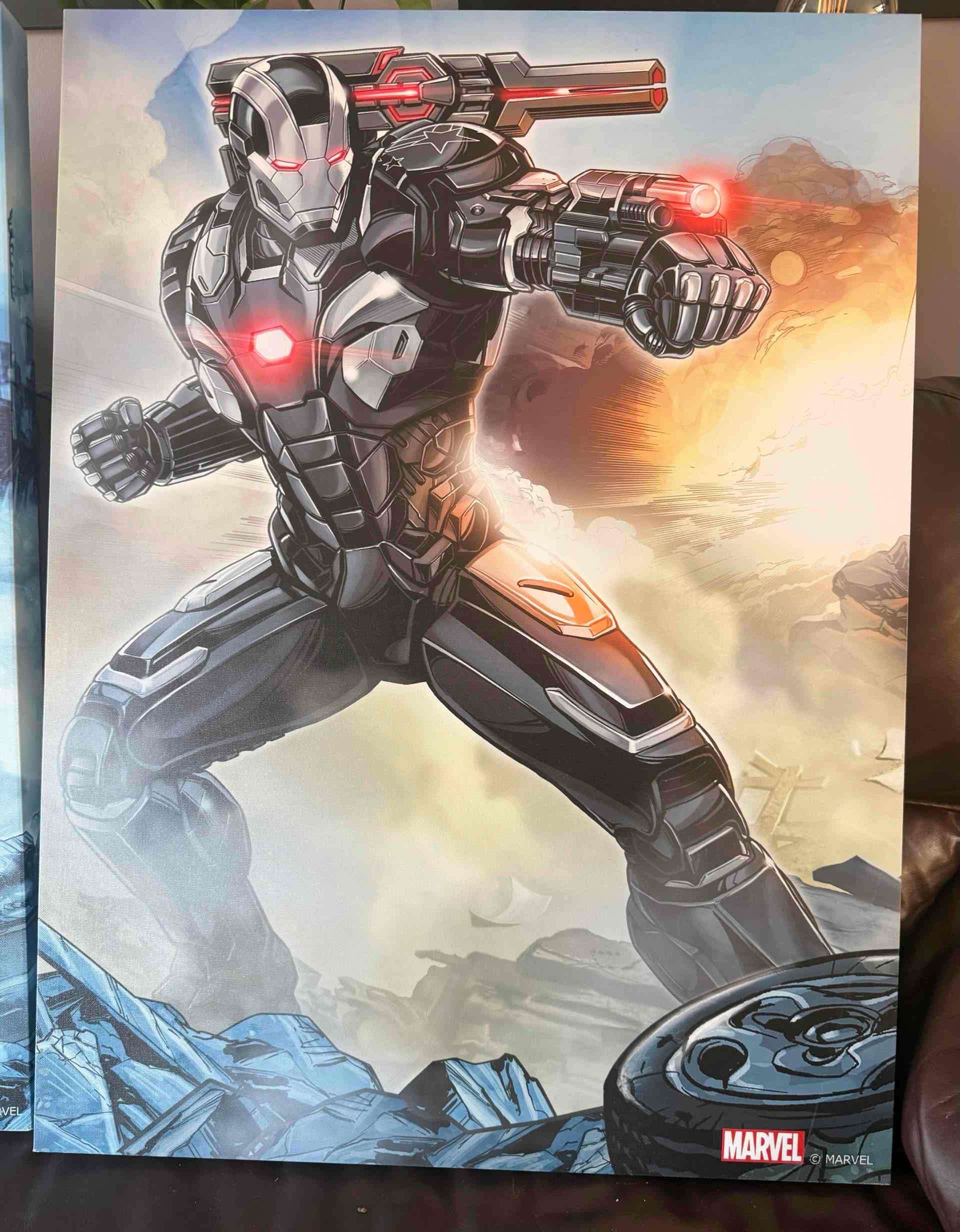 Lienzo de Capitán América y Máquina de guerra - miniatura 2