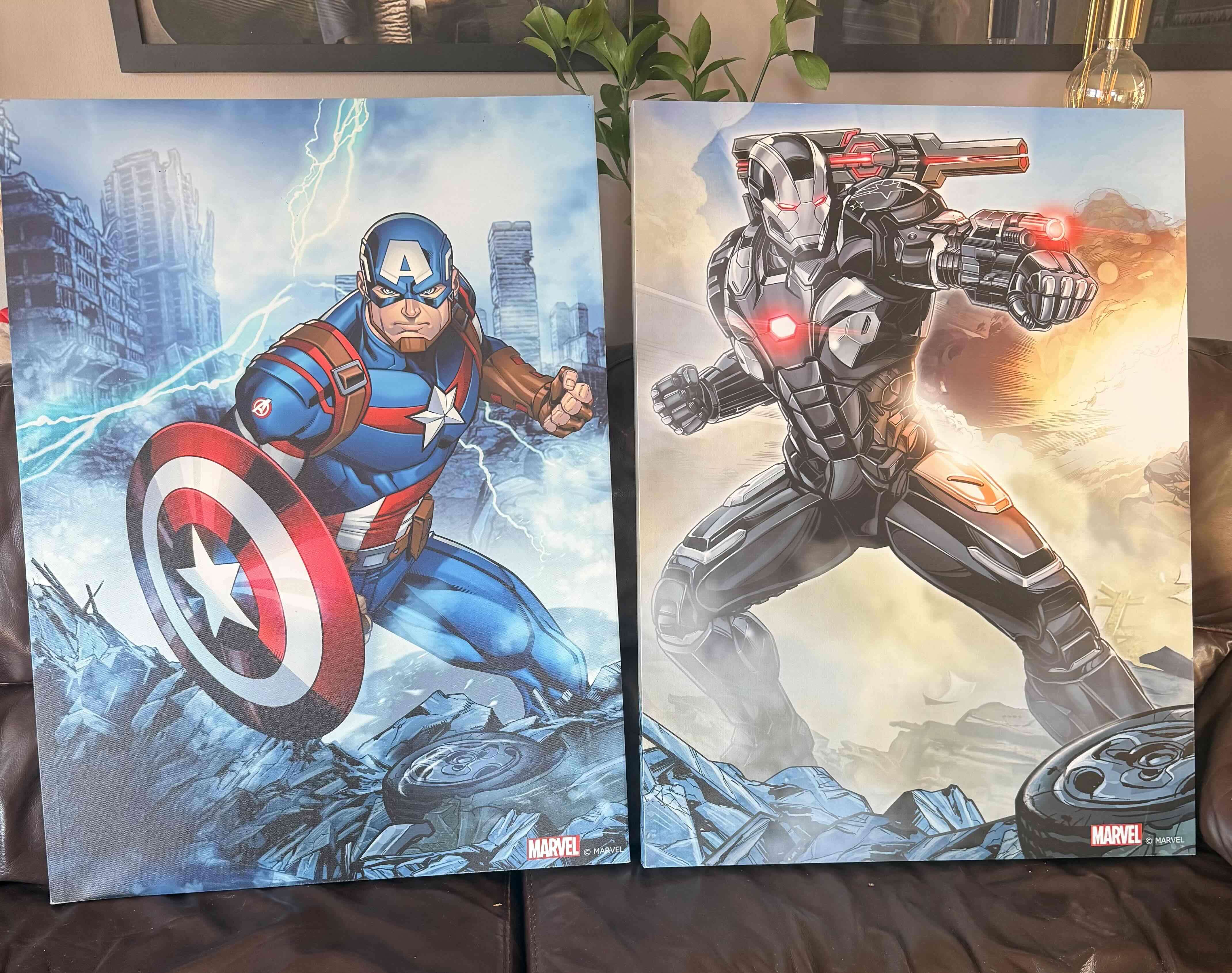 Lienzo de Capitán América y Máquina de guerra - miniatura 3