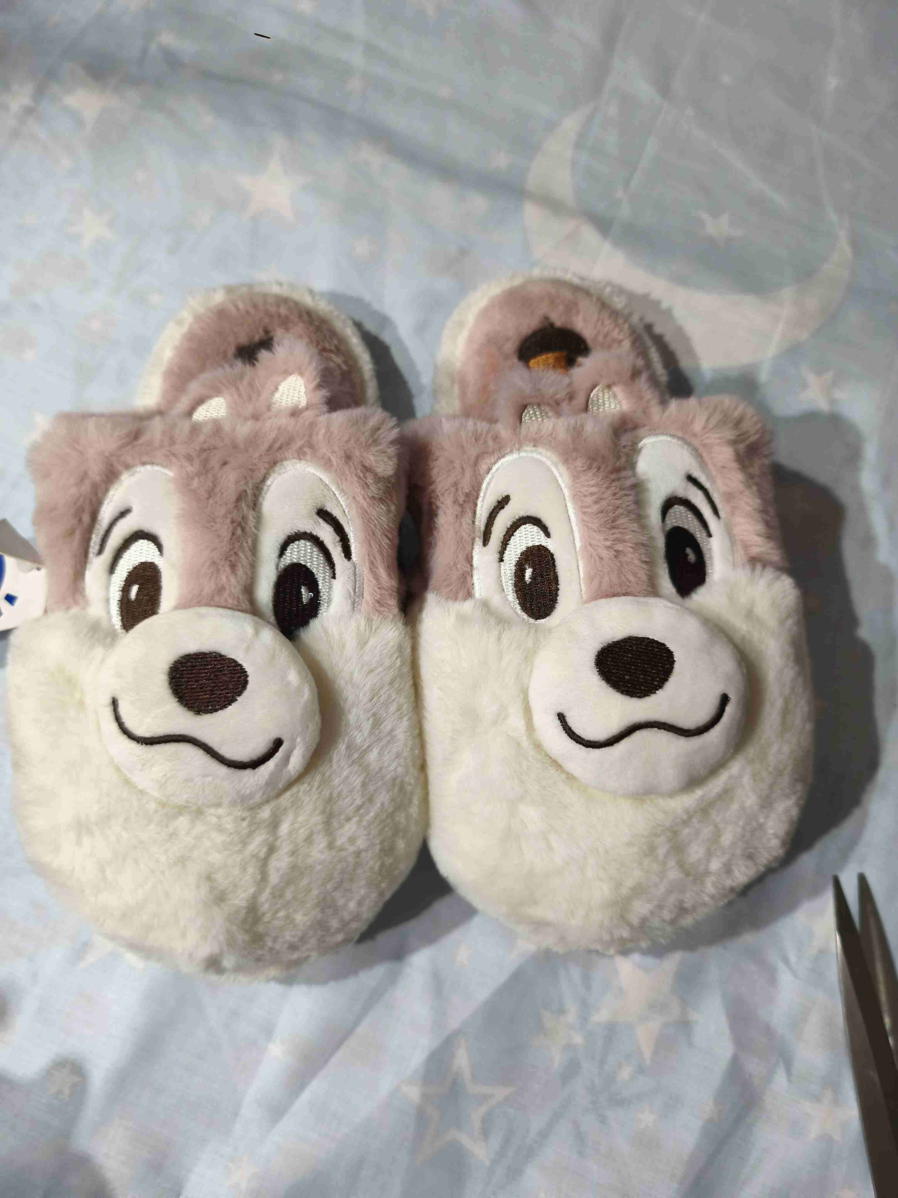 Pantuflas peluche animal