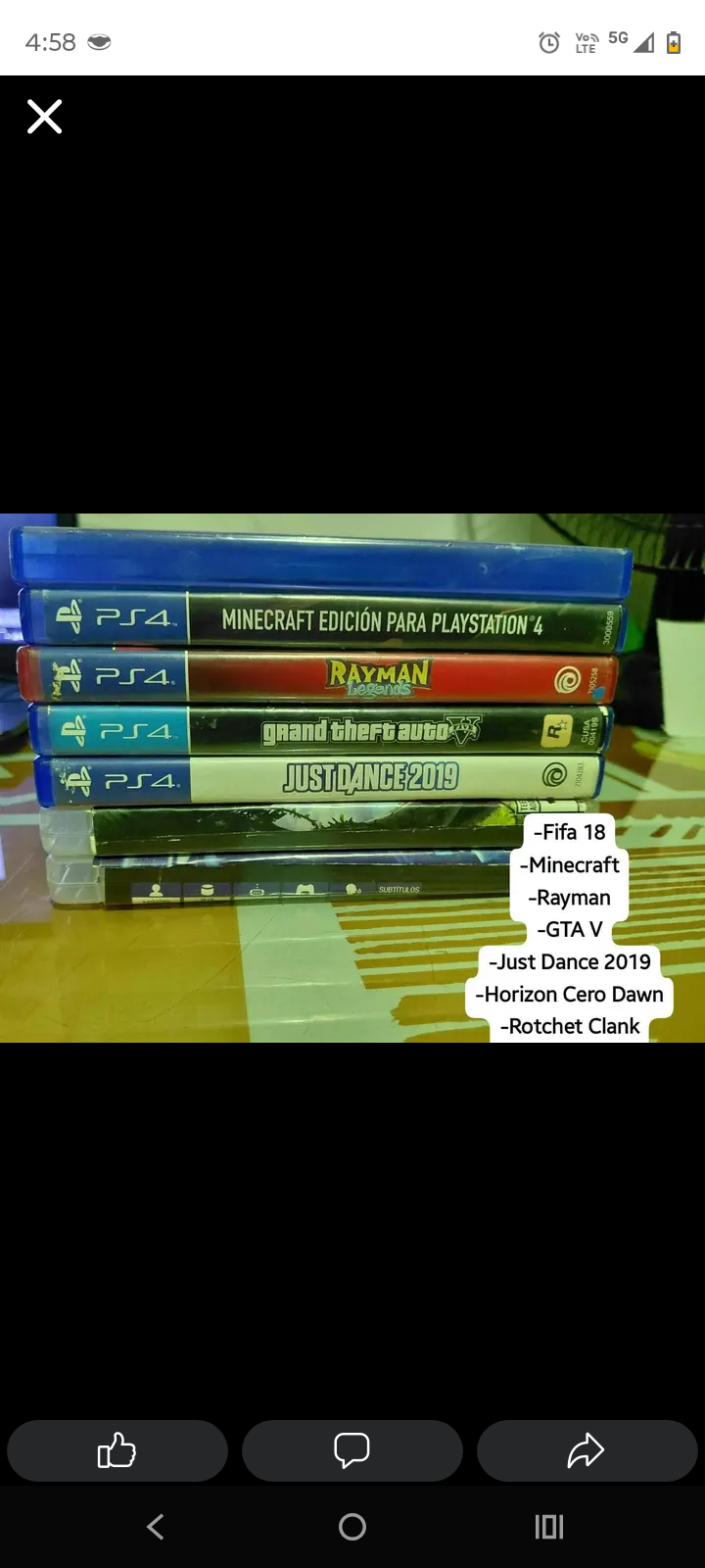 Consola PS4 con control y juegos - miniatura 2