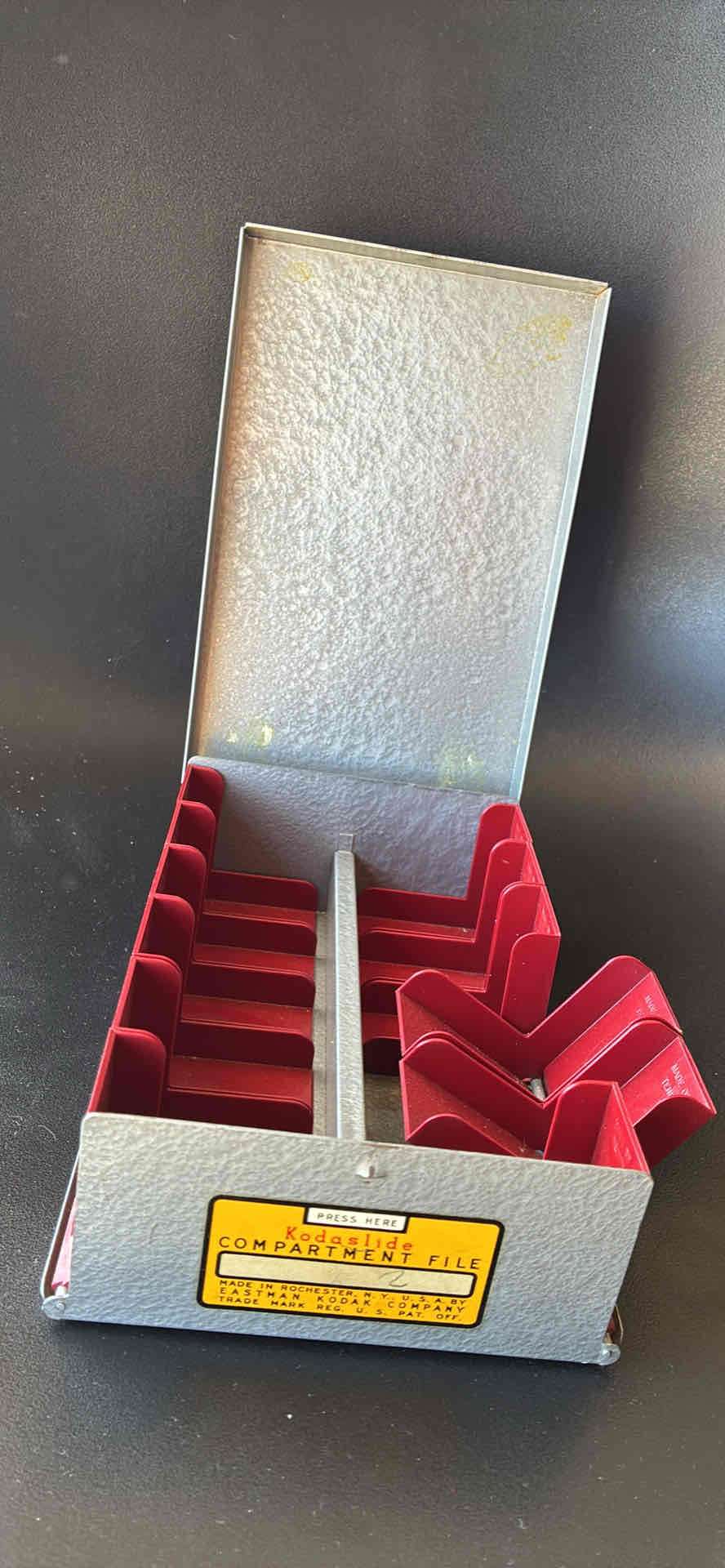 Caja para diapositivas metal - acrílico - 2