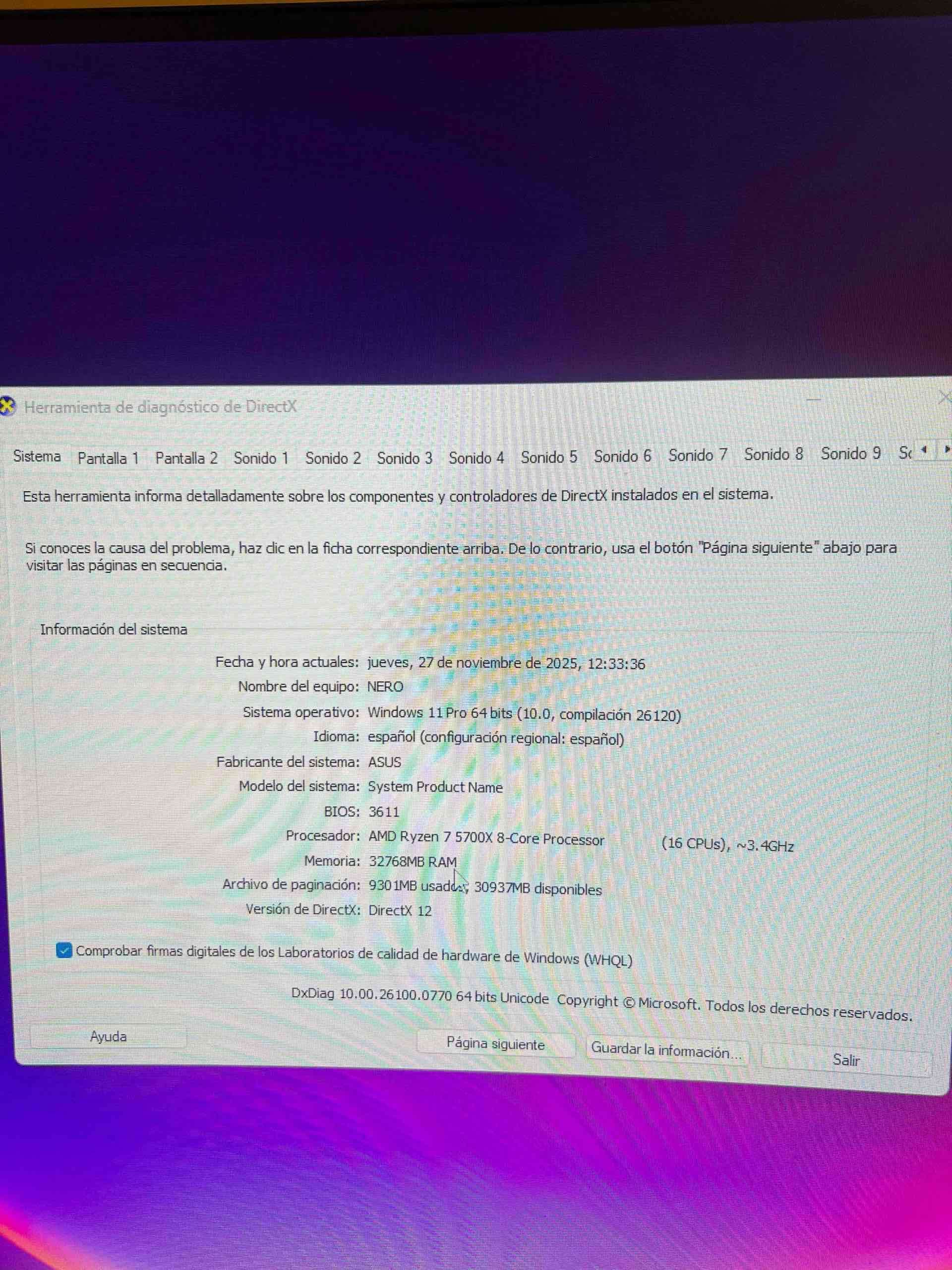 PC de escritorio gaming Ryzen 7 5700x + 4060 - miniatura 4