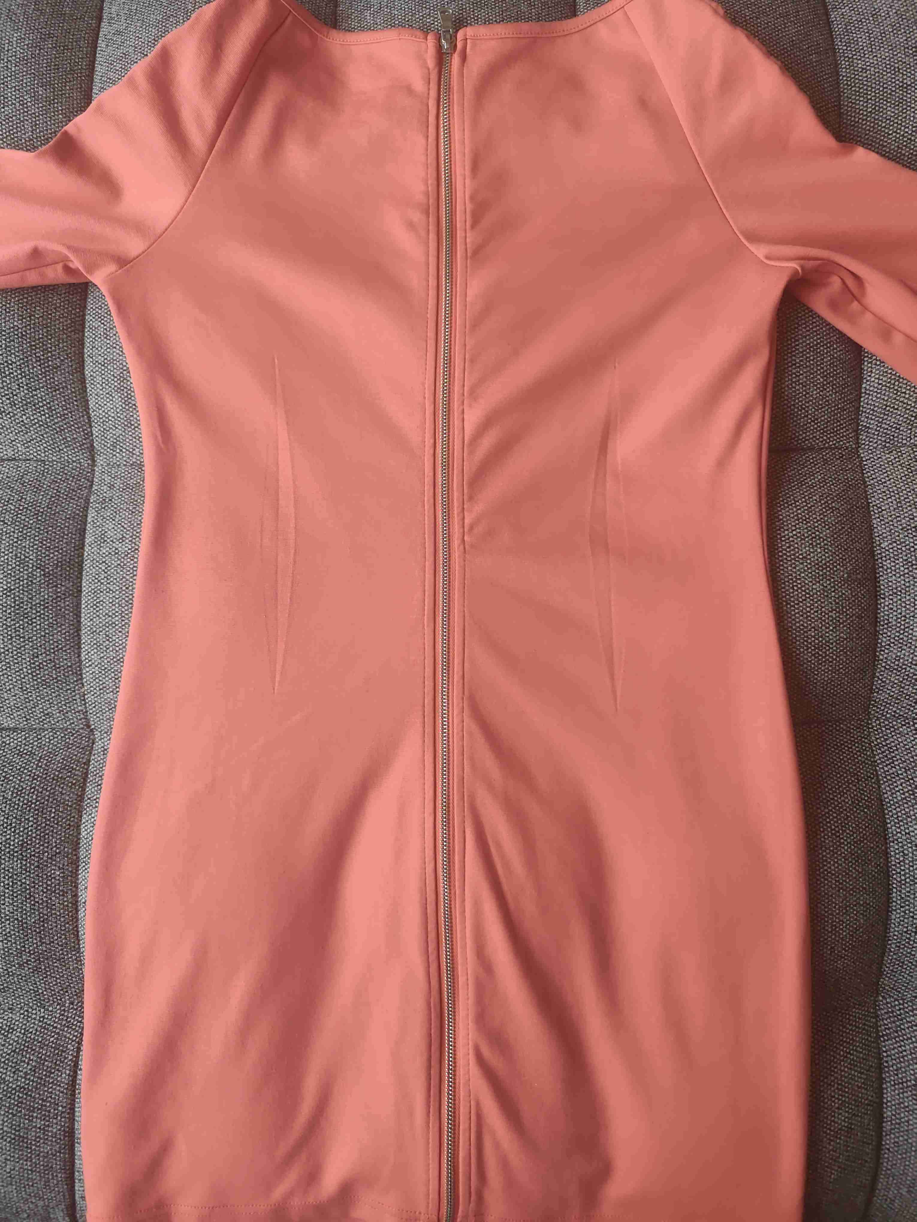 Vestido coral manga 3/4 - 2