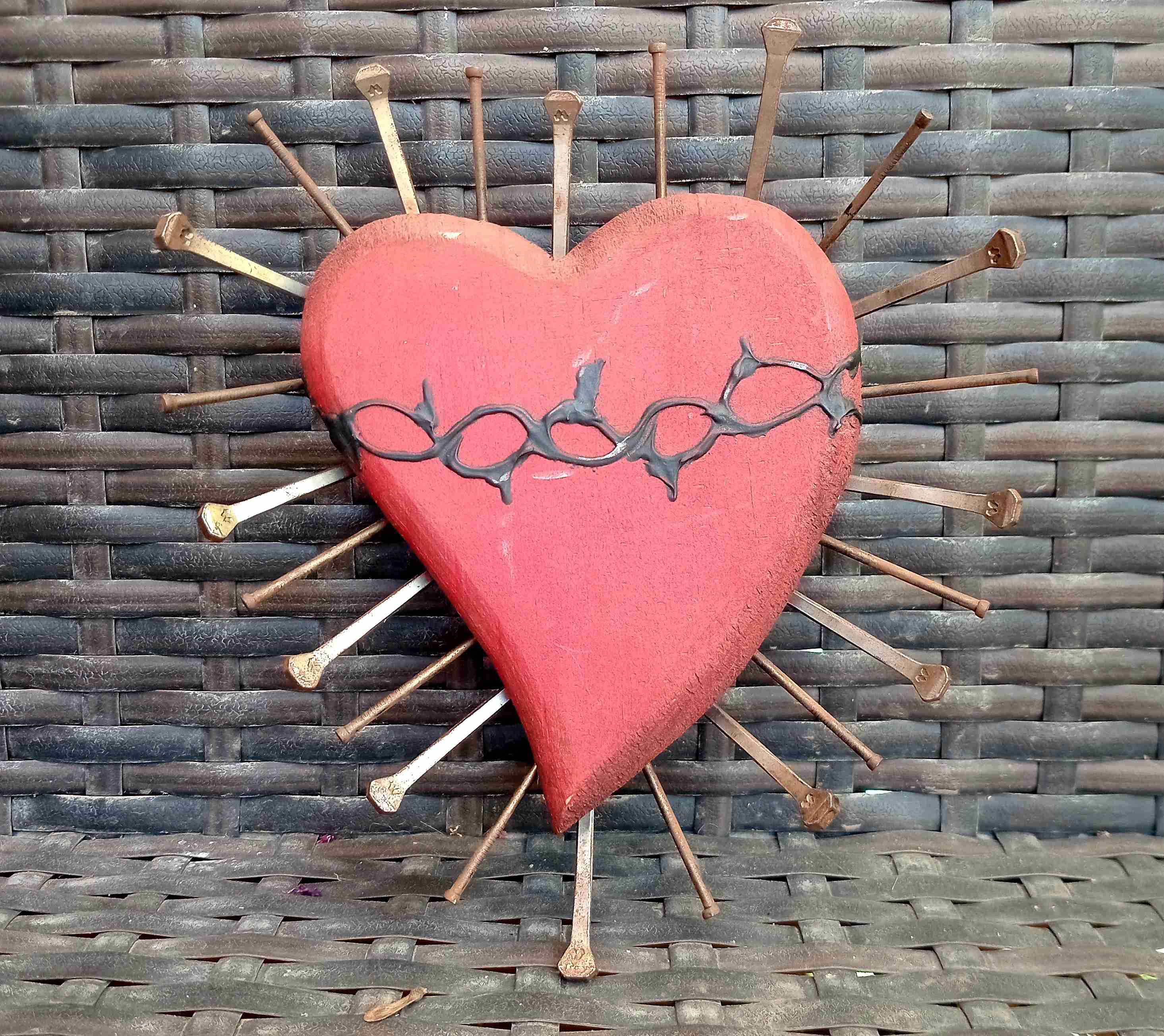 Corazón decorativo de madera - 4