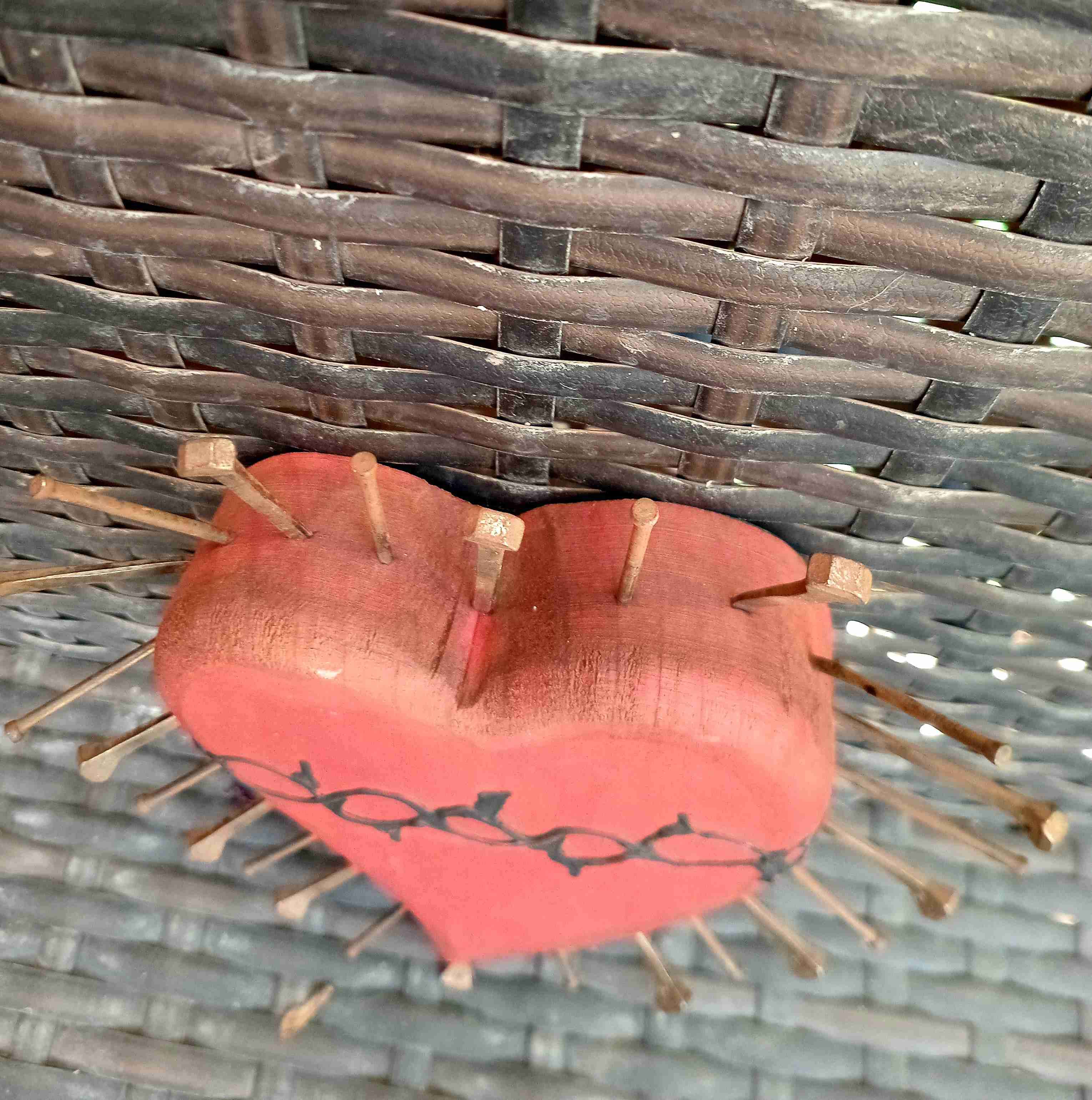 Corazón decorativo de madera - 5