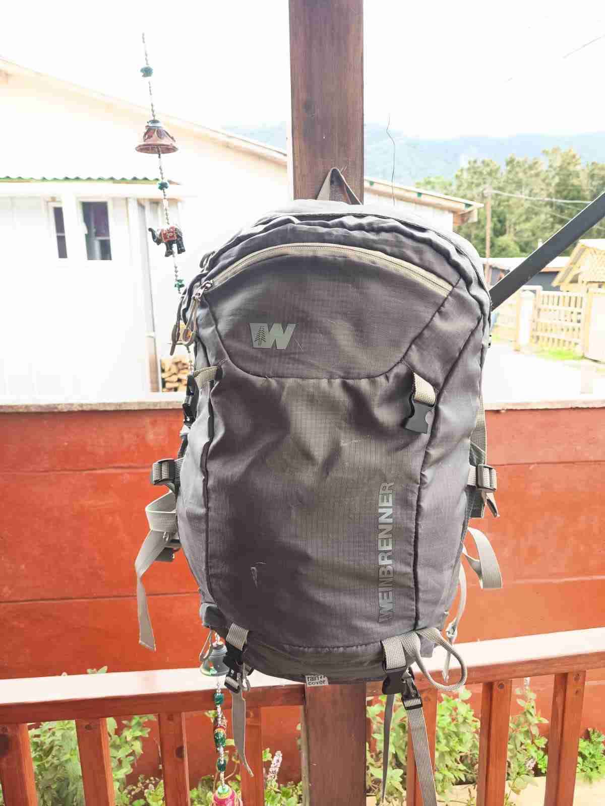 Mochila con Cubre mochila amarillo Weinbrenner - miniatura 4