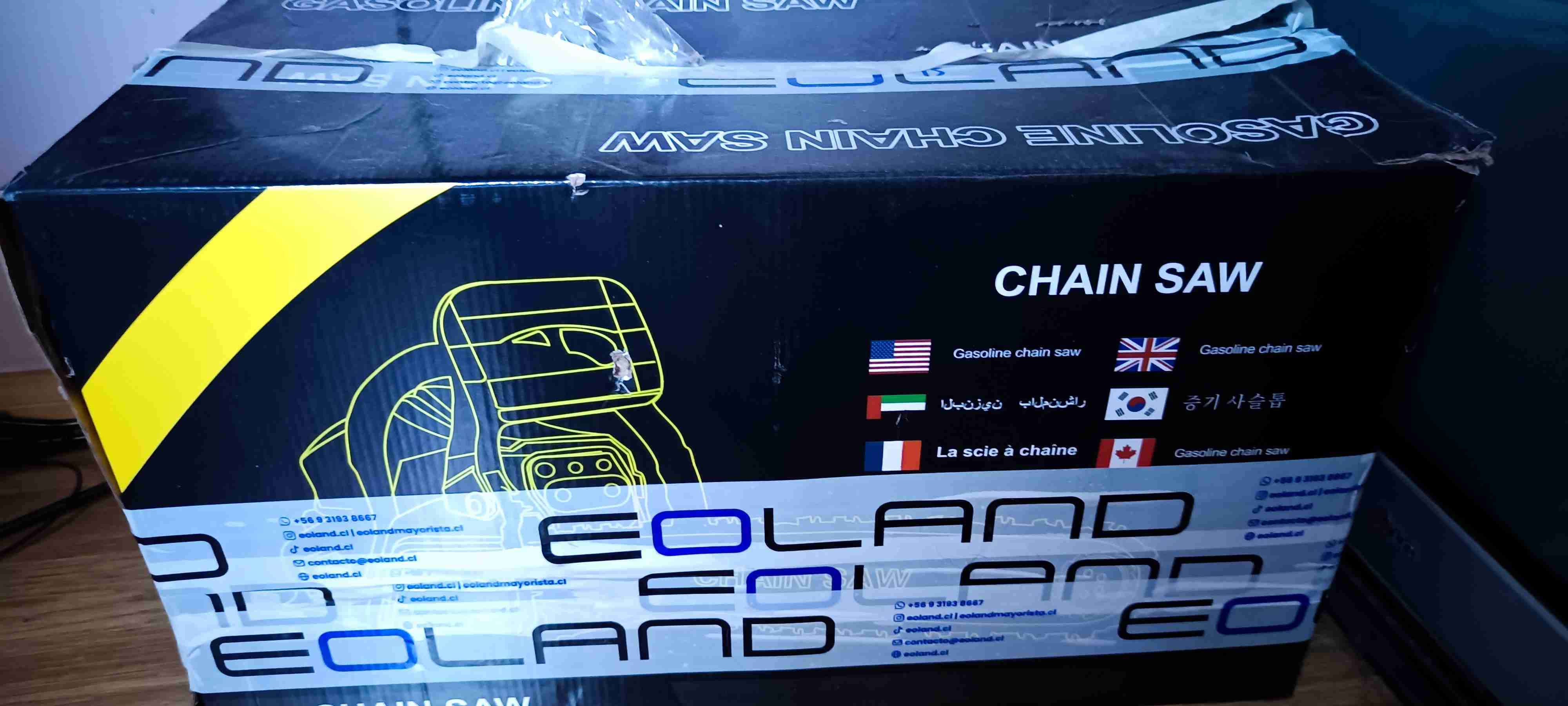 Motosierra Eoland gasolina 52cc - miniatura 3