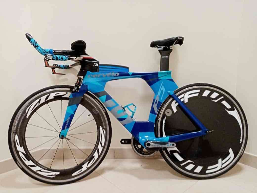 CERVELO P6six  triatlón azul