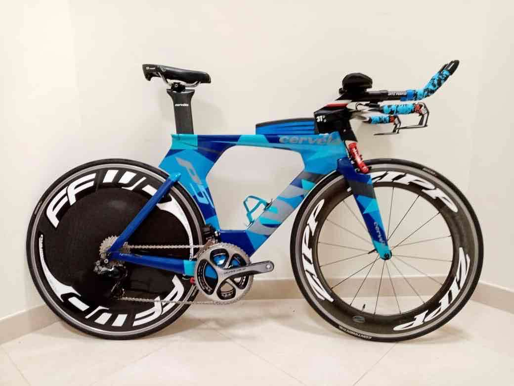 CERVELO P6six  triatlón azul - miniatura 2
