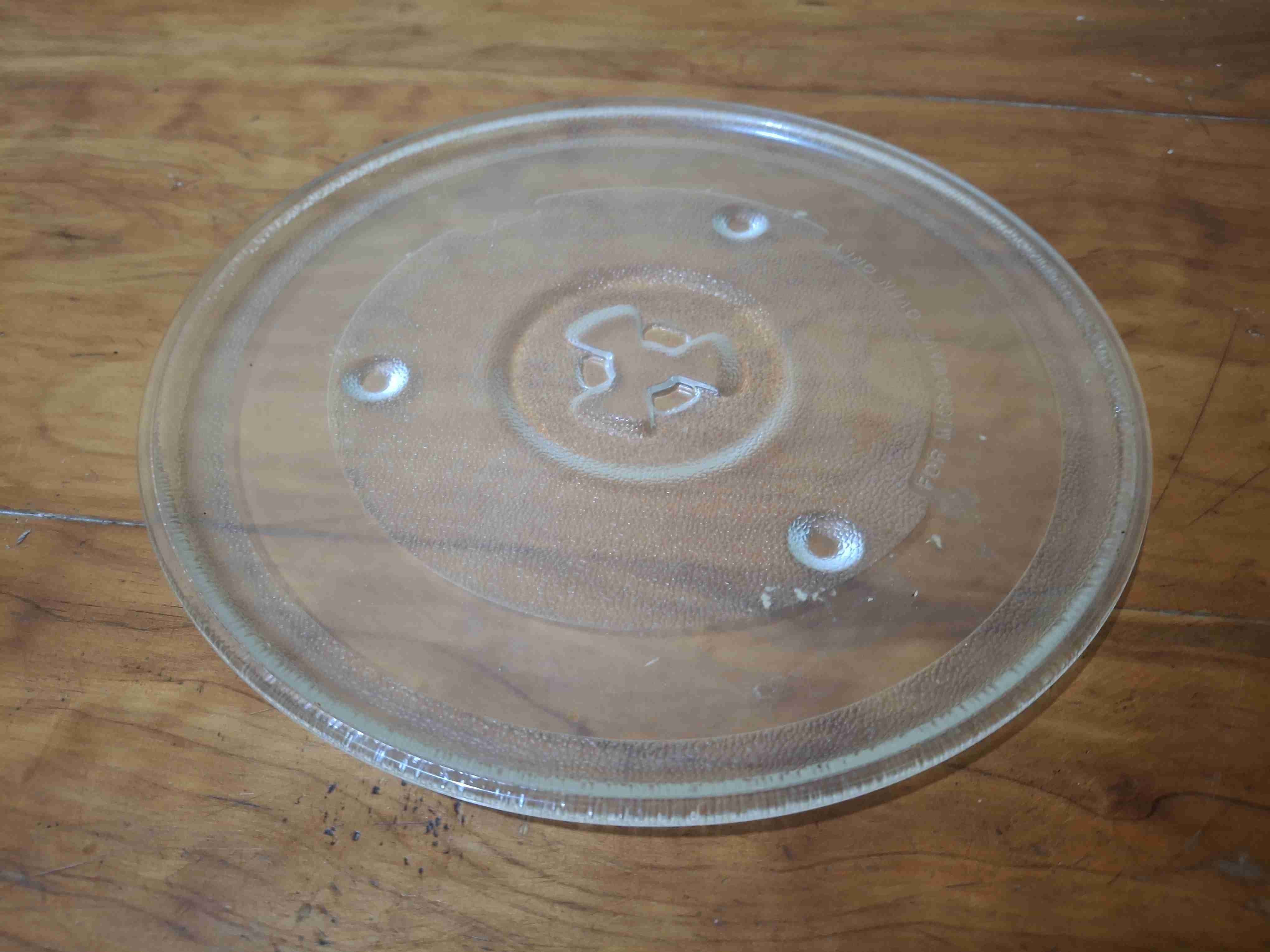 Plato giratorio de microondas