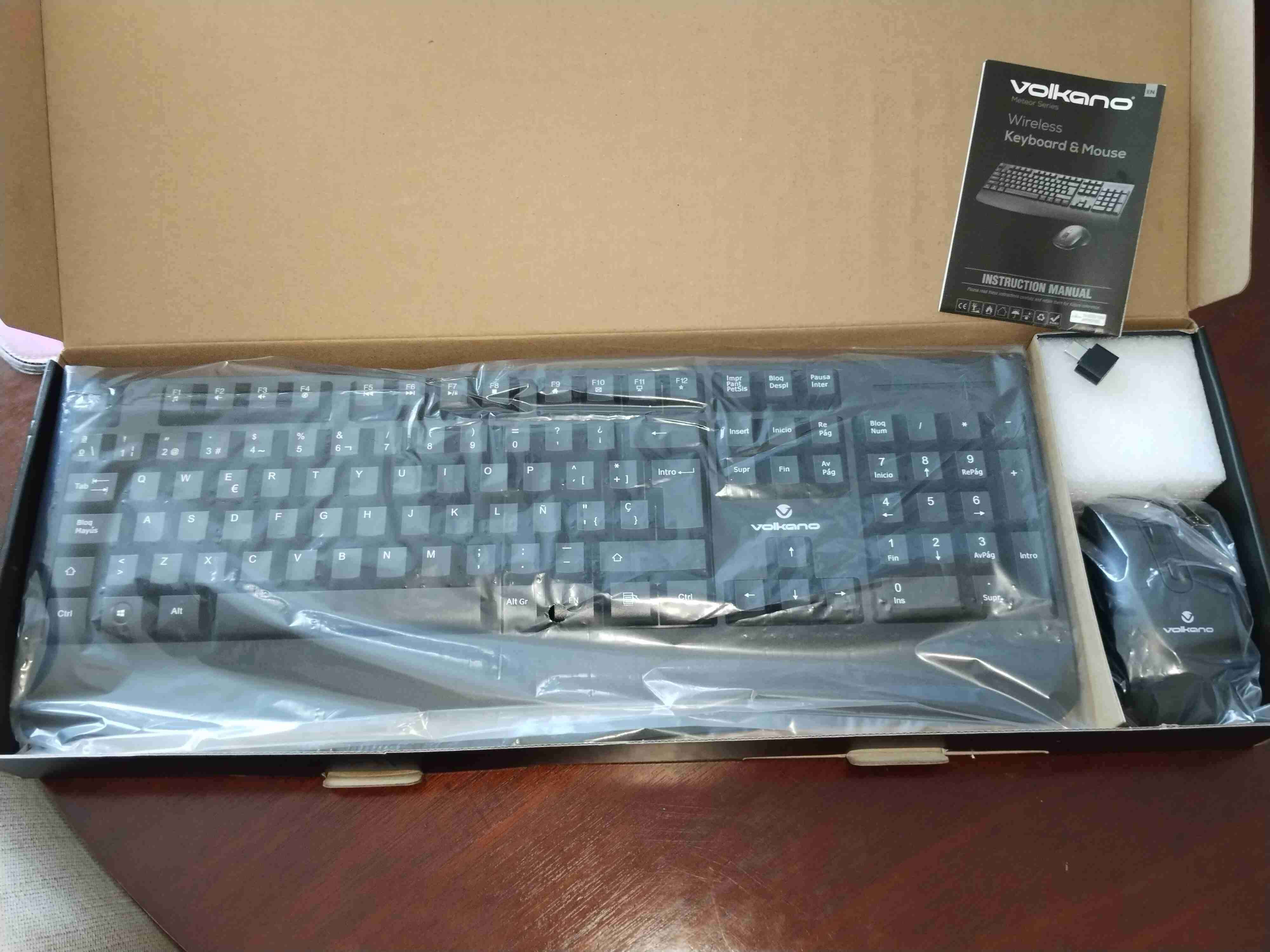 Kit teclado y mouse inalámbrico Volkano