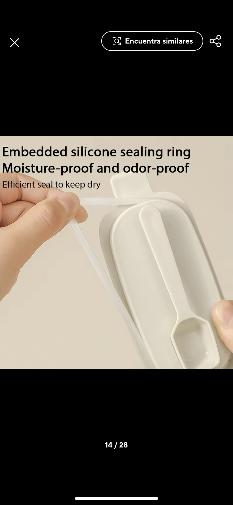 Contenedor hermético con cuchara magnética - miniatura 4